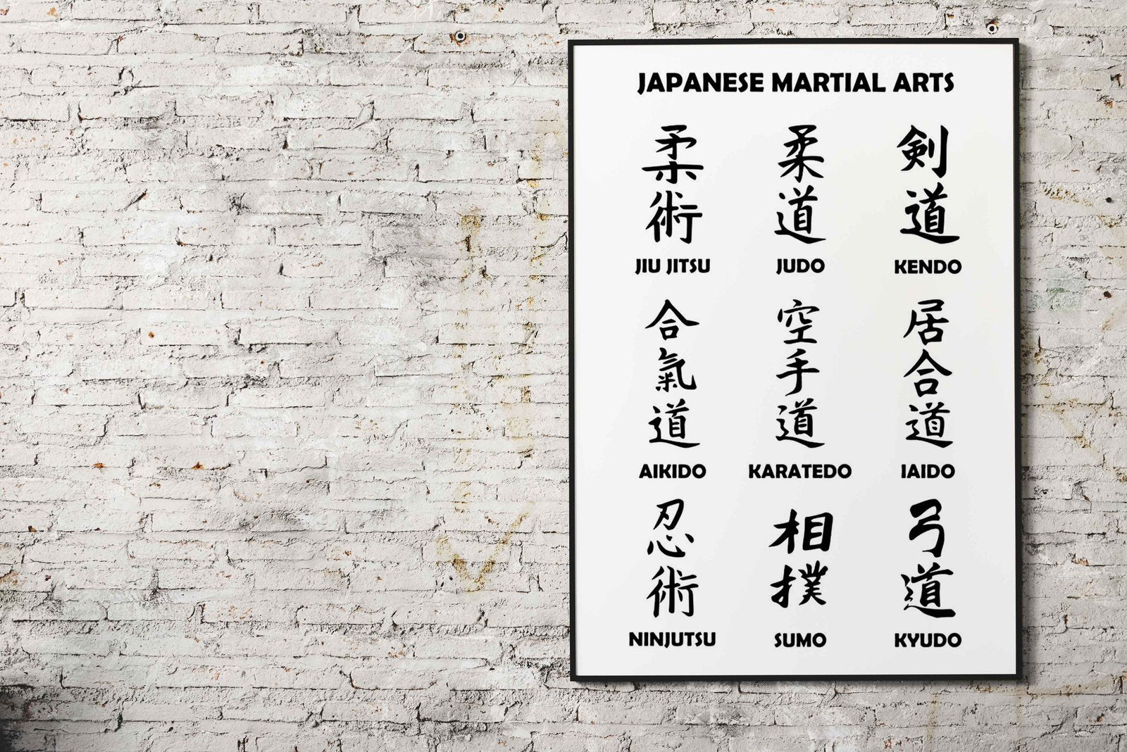 Martial art Asian Style Poster | Wall Art for Home & Office | High-Quality Print - High-Quality Visual Display