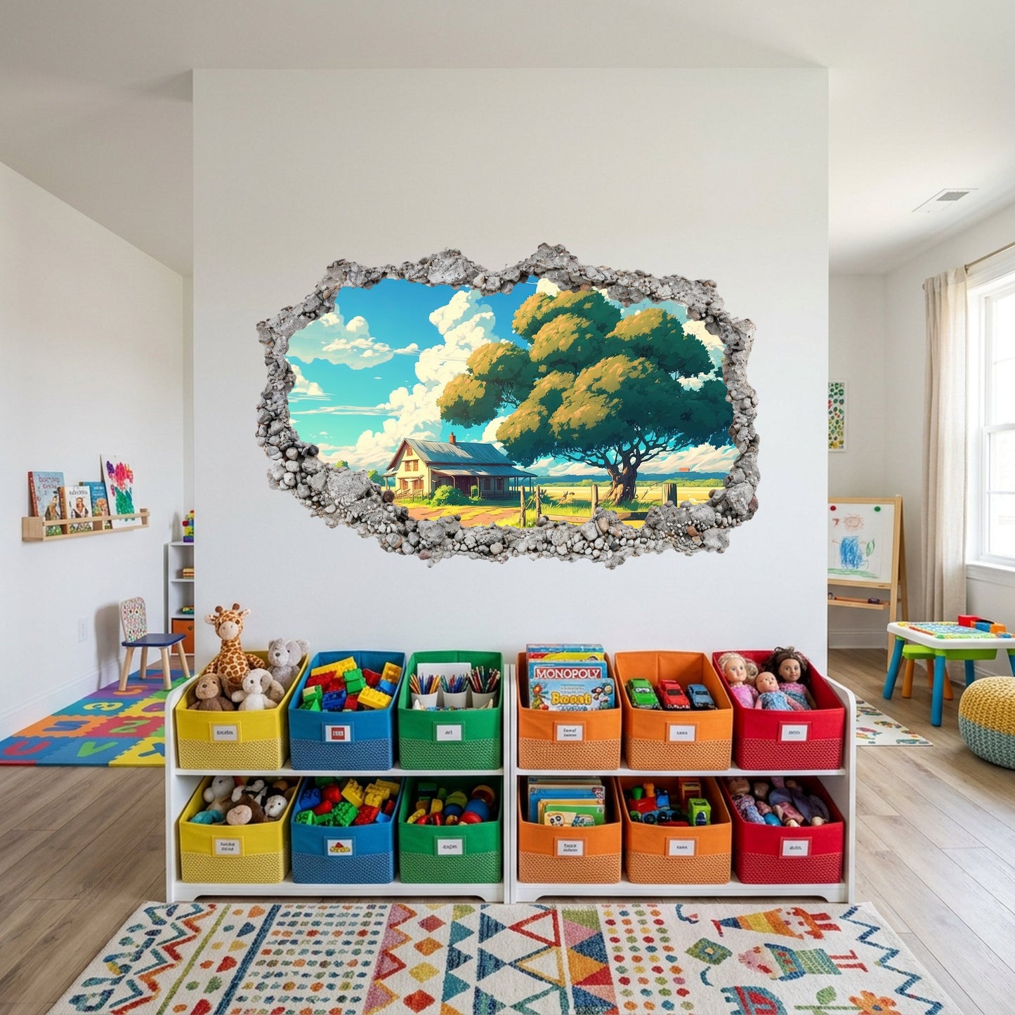 Marvel Avengers Superheroes Bedroom Decor 3D Effect Sticker 045