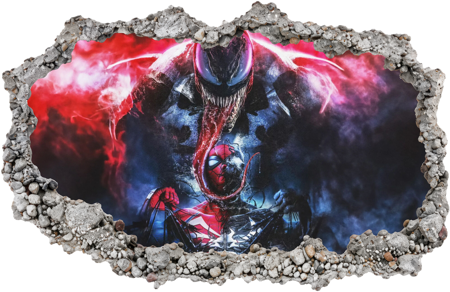 Marvel Cinematic Universe Avengers 3D Smashed Wall Decal Playroom Art Decal 047