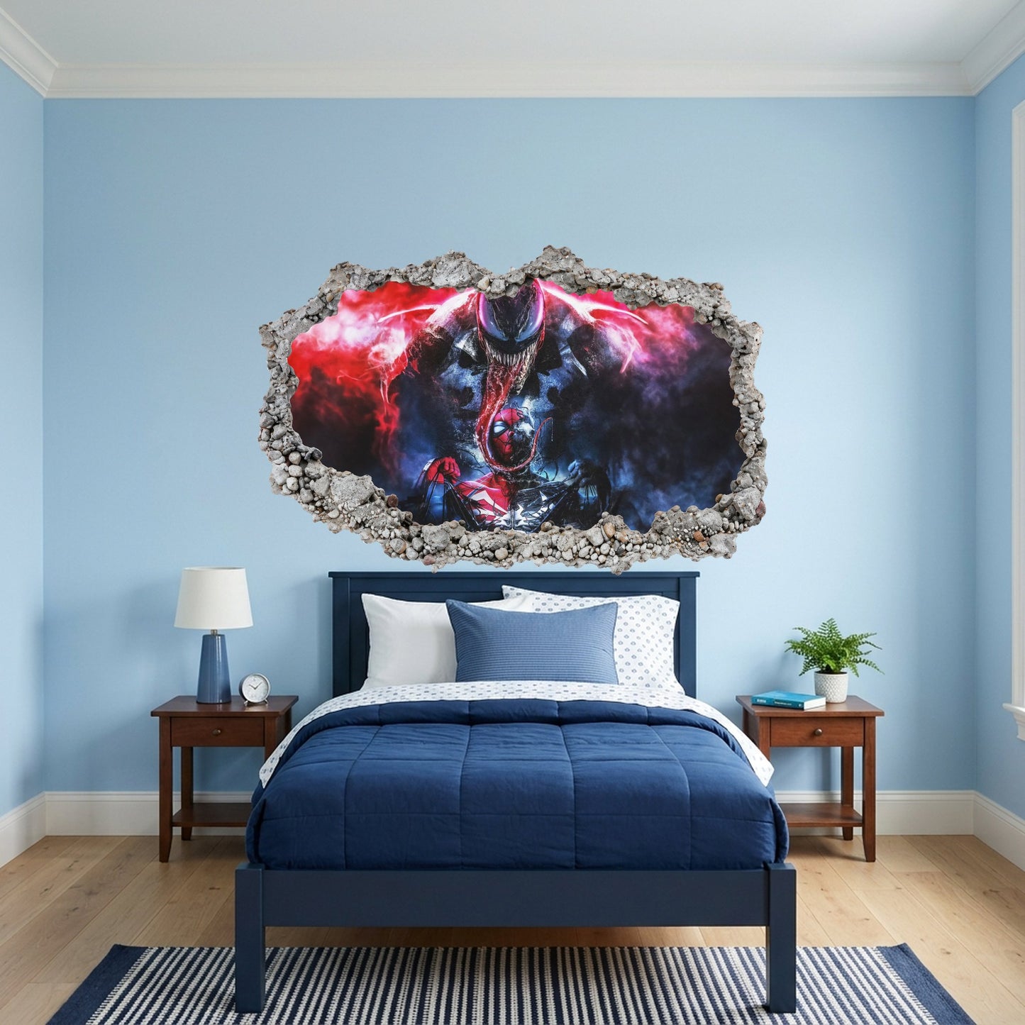 Marvel Cinematic Universe Avengers 3D Smashed Wall Decal Playroom Art Decal 047