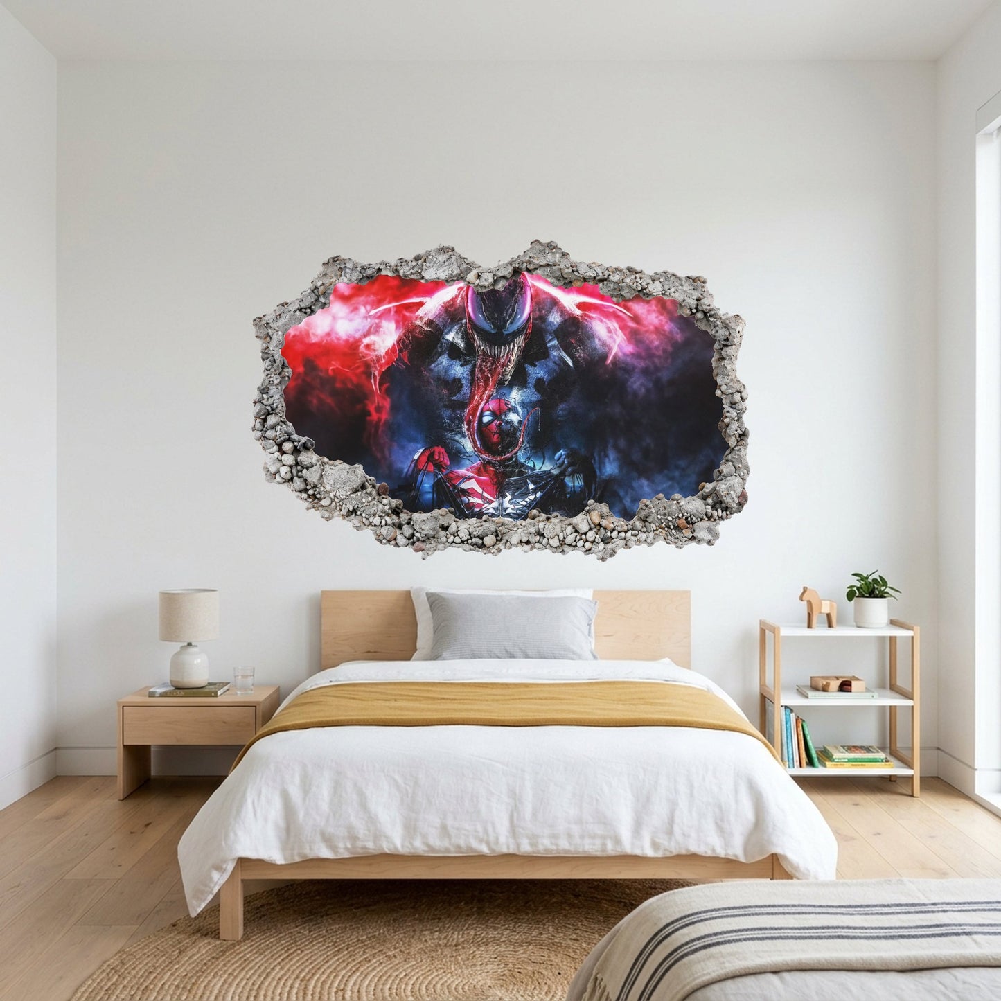 Marvel Cinematic Universe Avengers 3D Smashed Wall Decal Playroom Art Decal 047