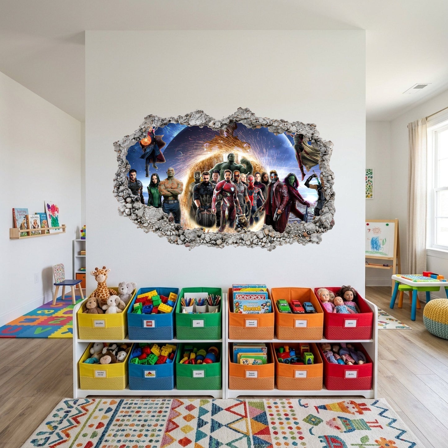 Marvel Cinematic Universe Avengers Kids Room Decor Bedroom Decor 035