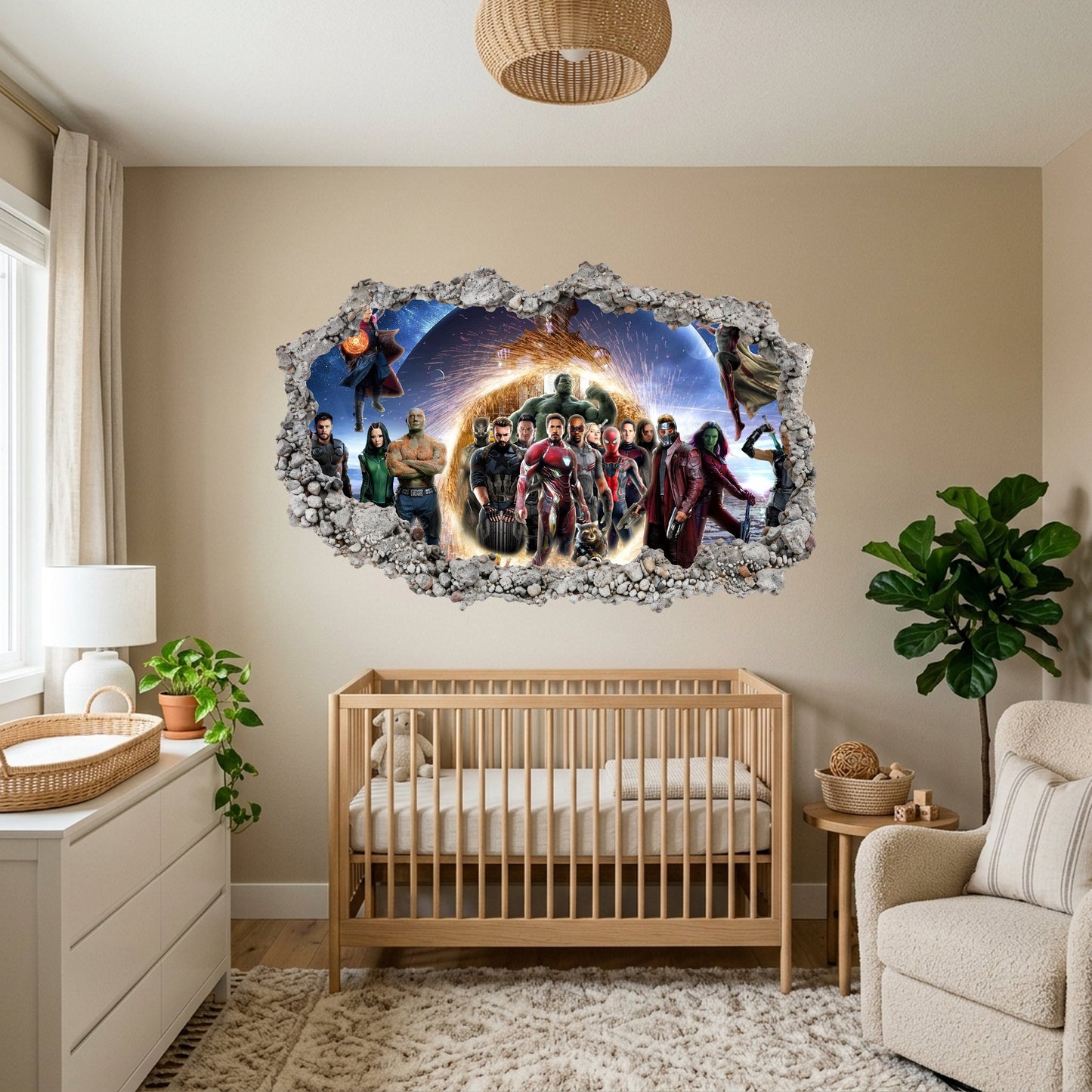 Marvel Cinematic Universe Avengers Kids Room Decor Bedroom Decor 035
