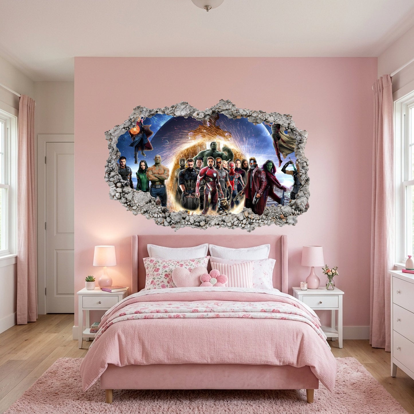 Marvel Cinematic Universe Avengers Kids Room Decor Bedroom Decor 035