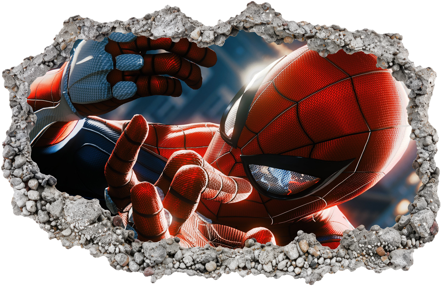 Marvel Cinematic Universe Avengers Smashed Brick Decal Bedroom Decor 012