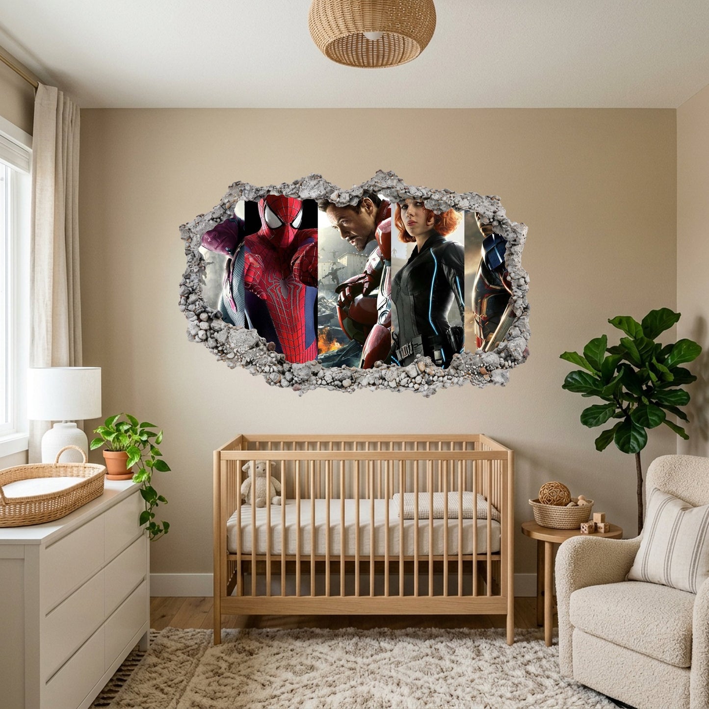Marvel Cinematic Universe Avengers Wall Art Sticker Bedroom Decor 040