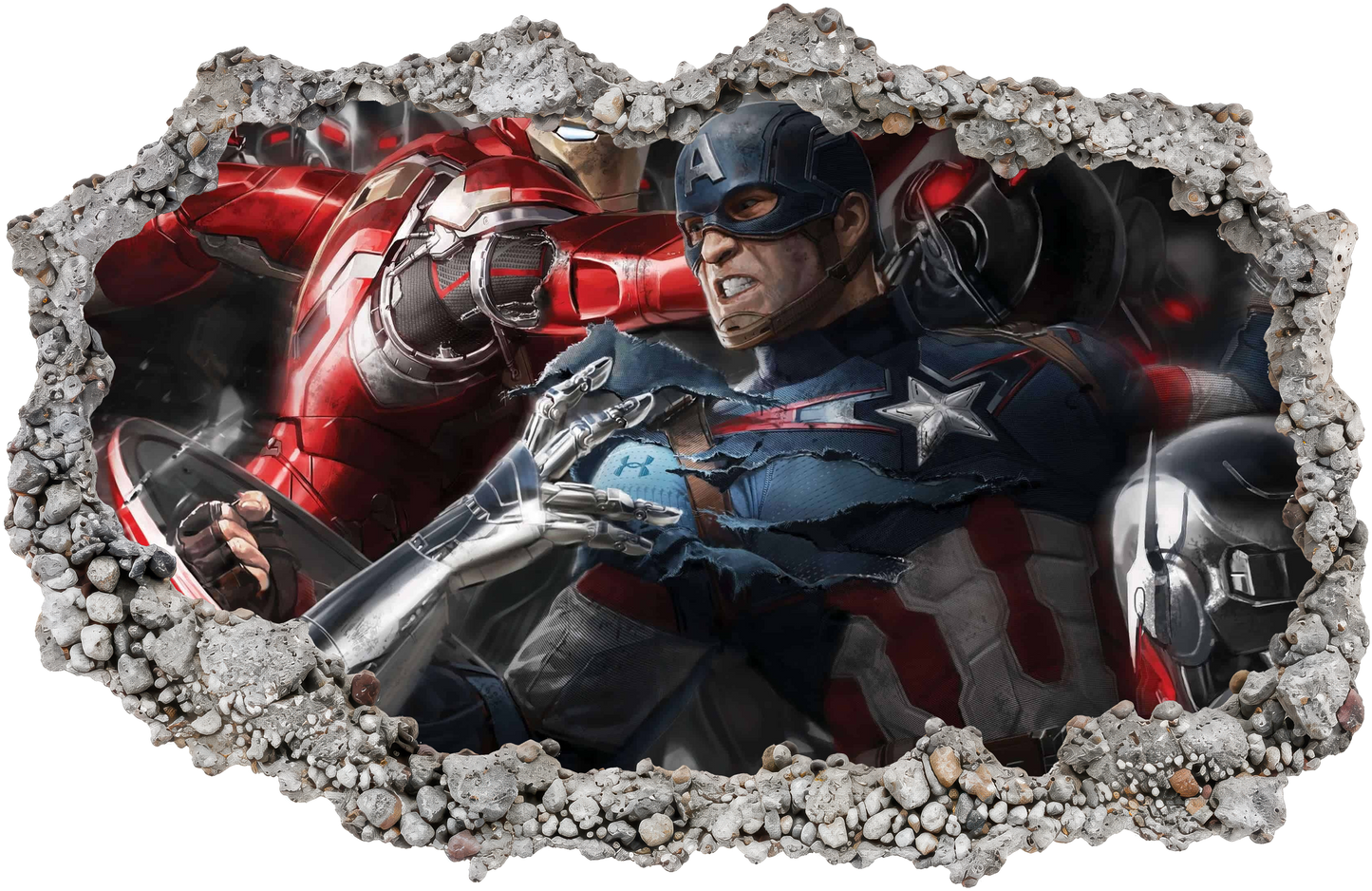 Marvel Cinematic Universe Avengers Wall Art Sticker Nursery Wall Art 020