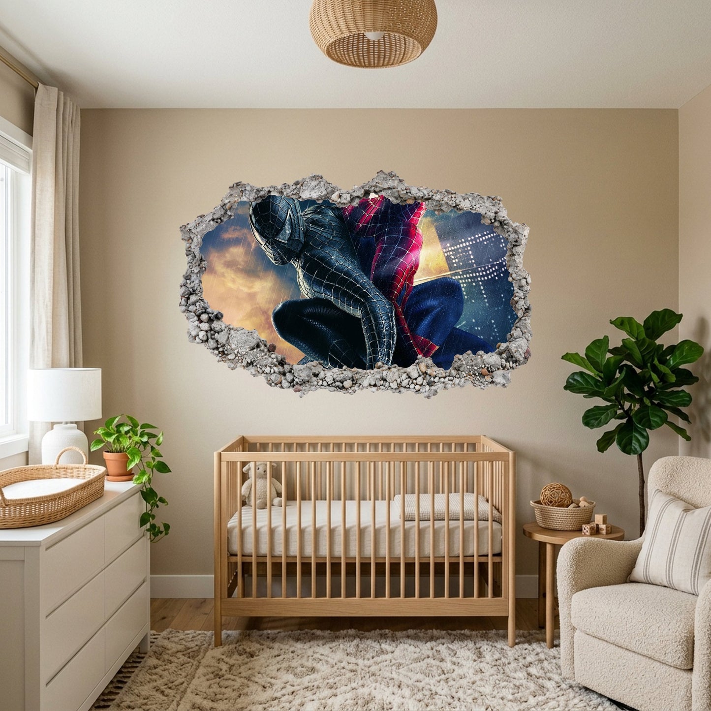 Marvel Spider-Man Venom 3D Effect Sticker Bedroom Decor 226