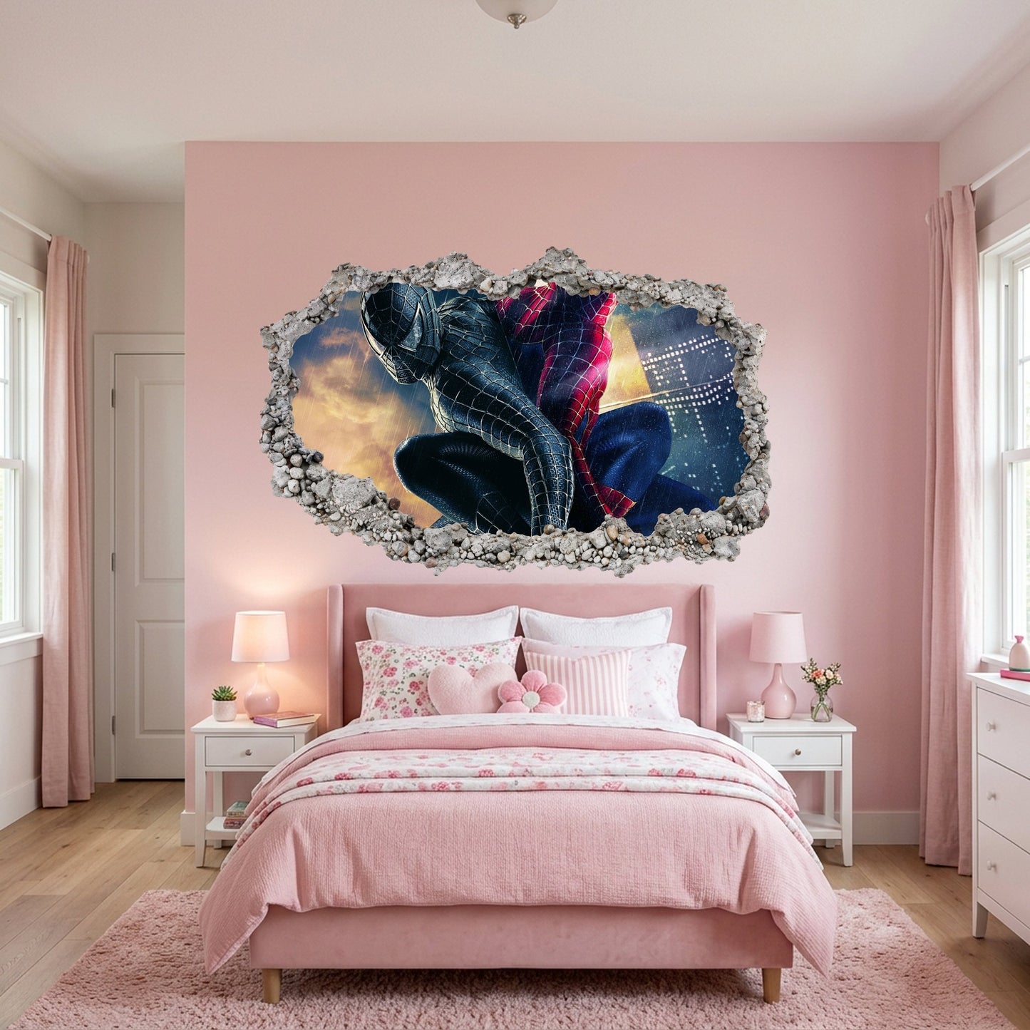 Marvel Spider-Man Venom 3D Effect Sticker Bedroom Decor 226