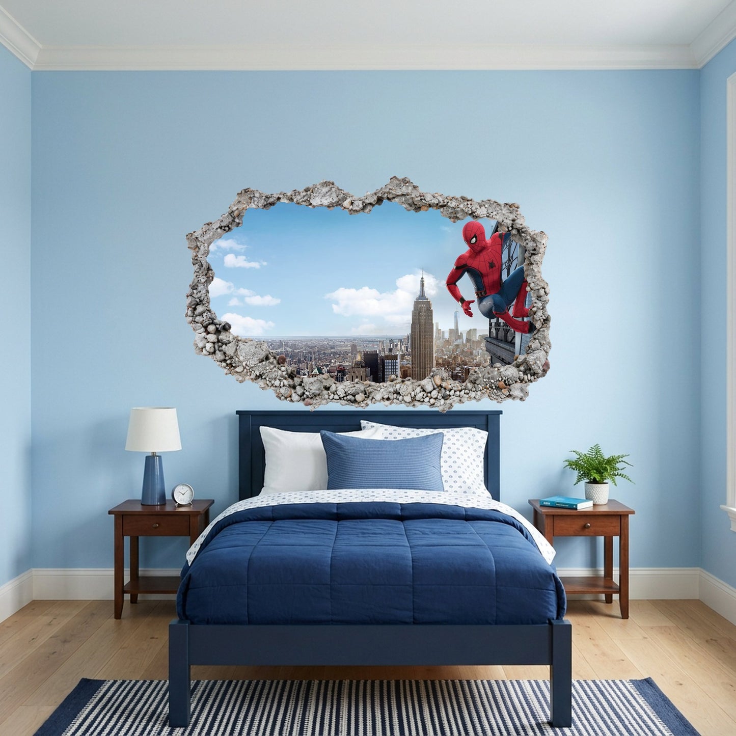 Marvel Spider-Man Venom 3D Smashed Wall Decal Kids Room Decor 250