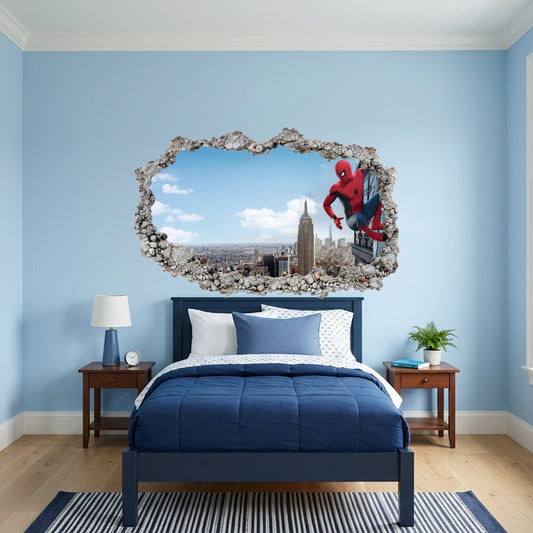 Marvel Spider-Man Venom 3D Smashed Wall Decal Kids Room Decor 250