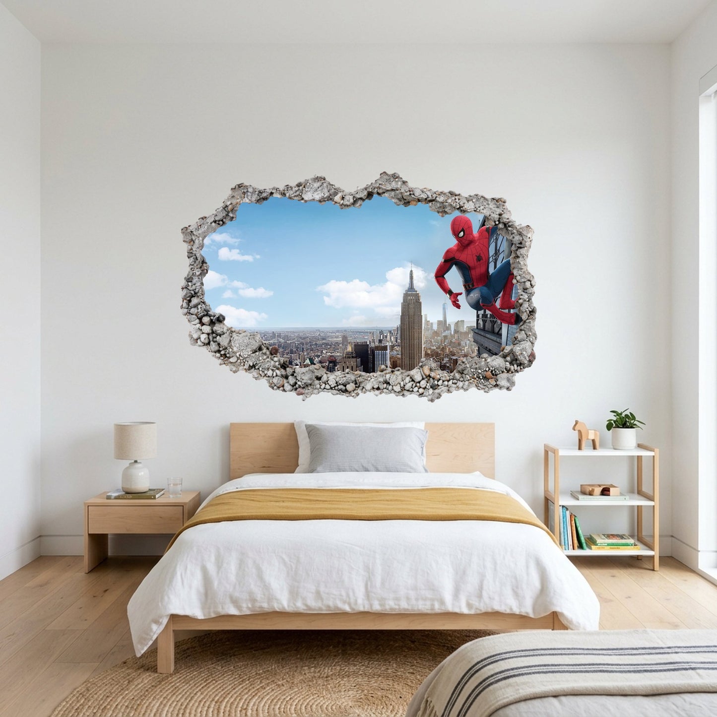 Marvel Spider-Man Venom 3D Smashed Wall Decal Kids Room Decor 250