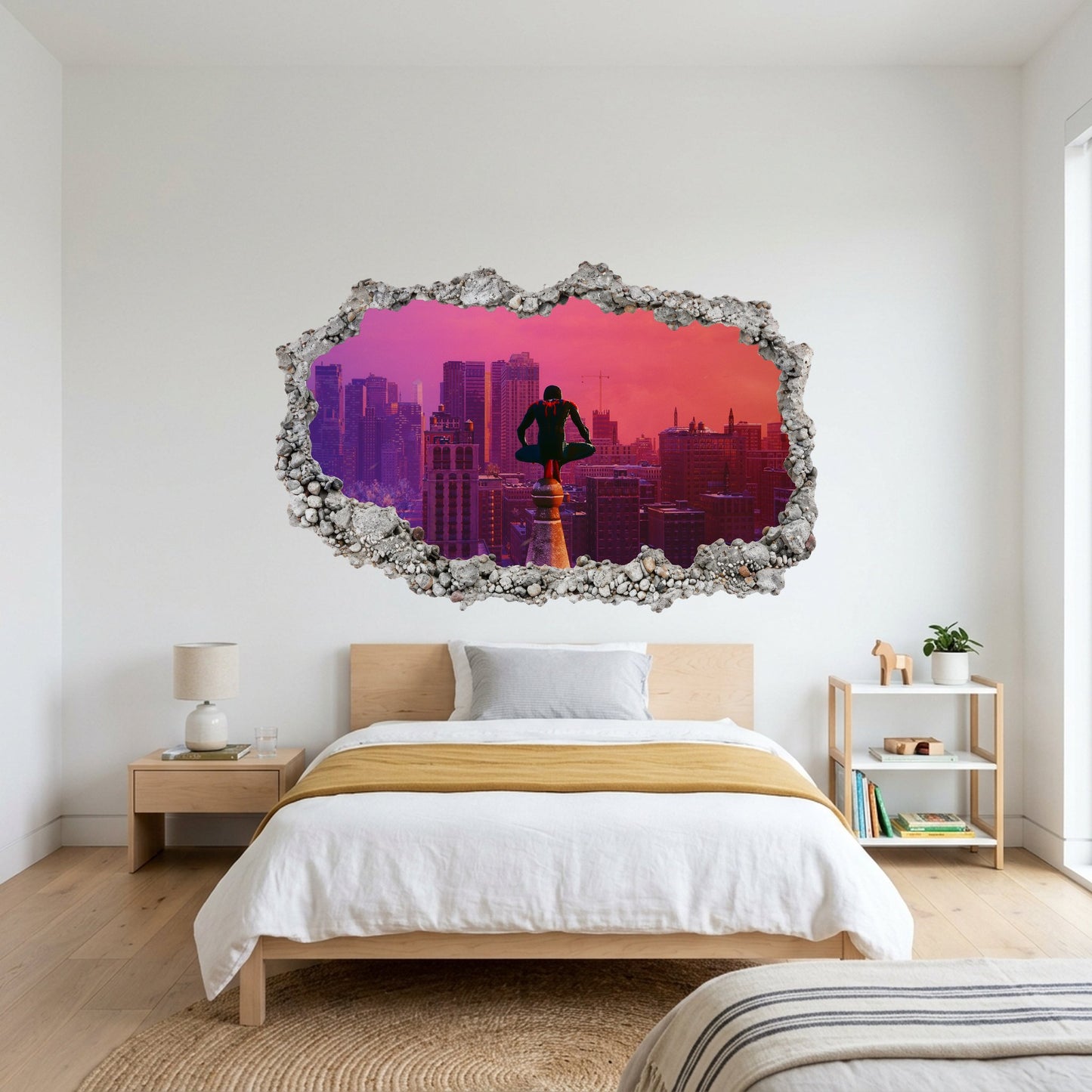 Marvel Spider-Man Venom 3D Smashed Wall Decal Vinyl Mural 262