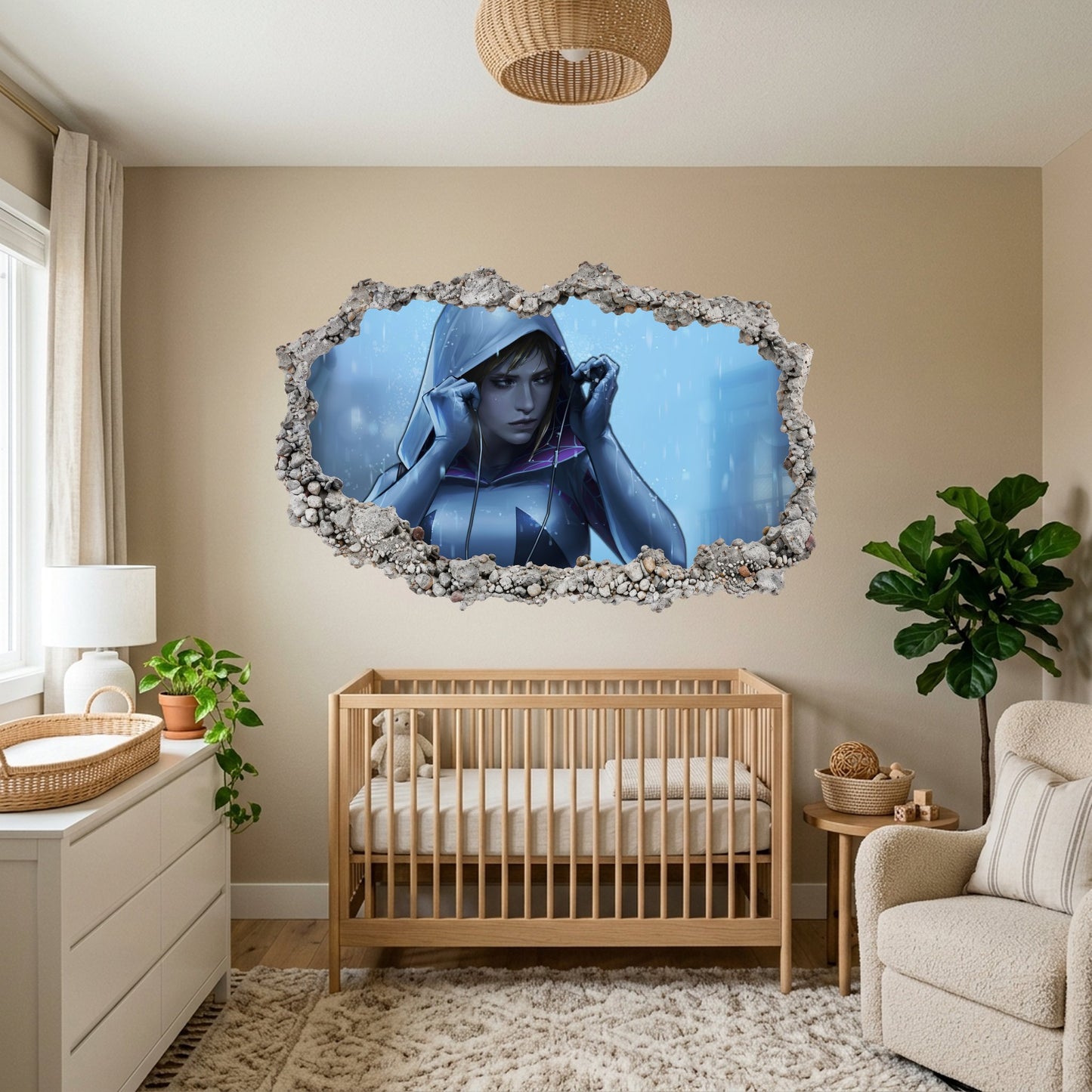 Marvel Spider-Man Venom Bedroom Decor 3D Effect Sticker 258