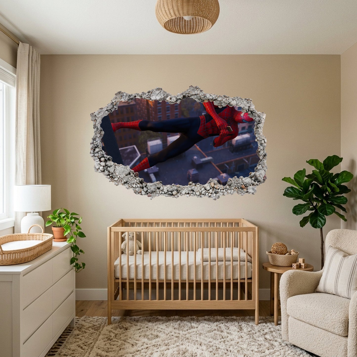 Marvel Spider-Man Venom Nursery Wall Art 3D Effect Sticker 224