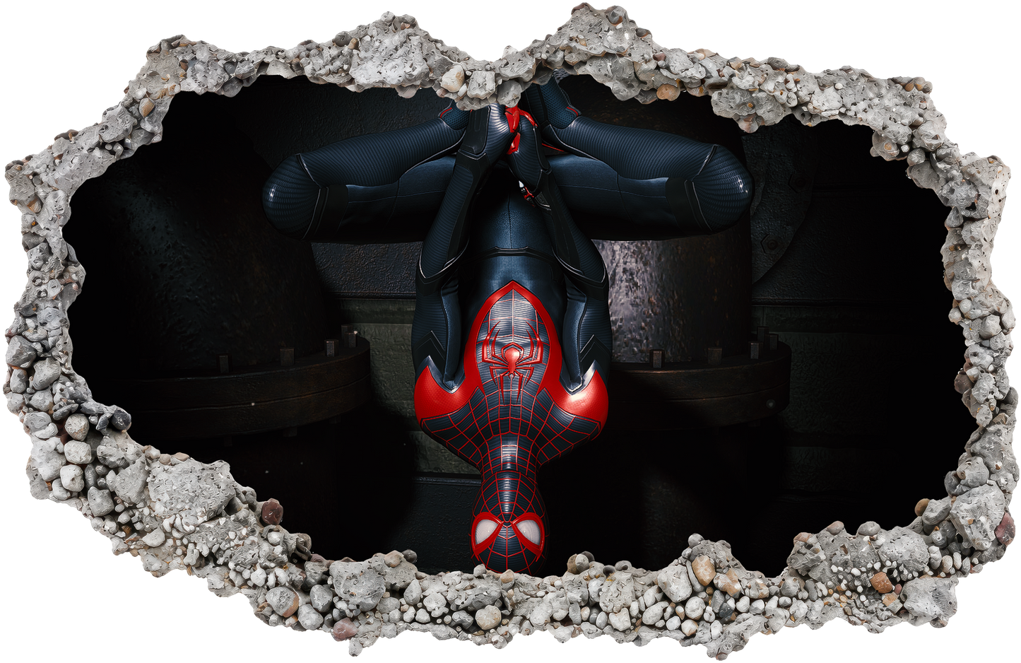 Marvel Spider-Man Venom Smashed Brick Decal Playroom Art Decal 270