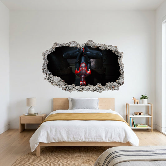 Marvel Spider-Man Venom Smashed Brick Decal Playroom Art Decal 270