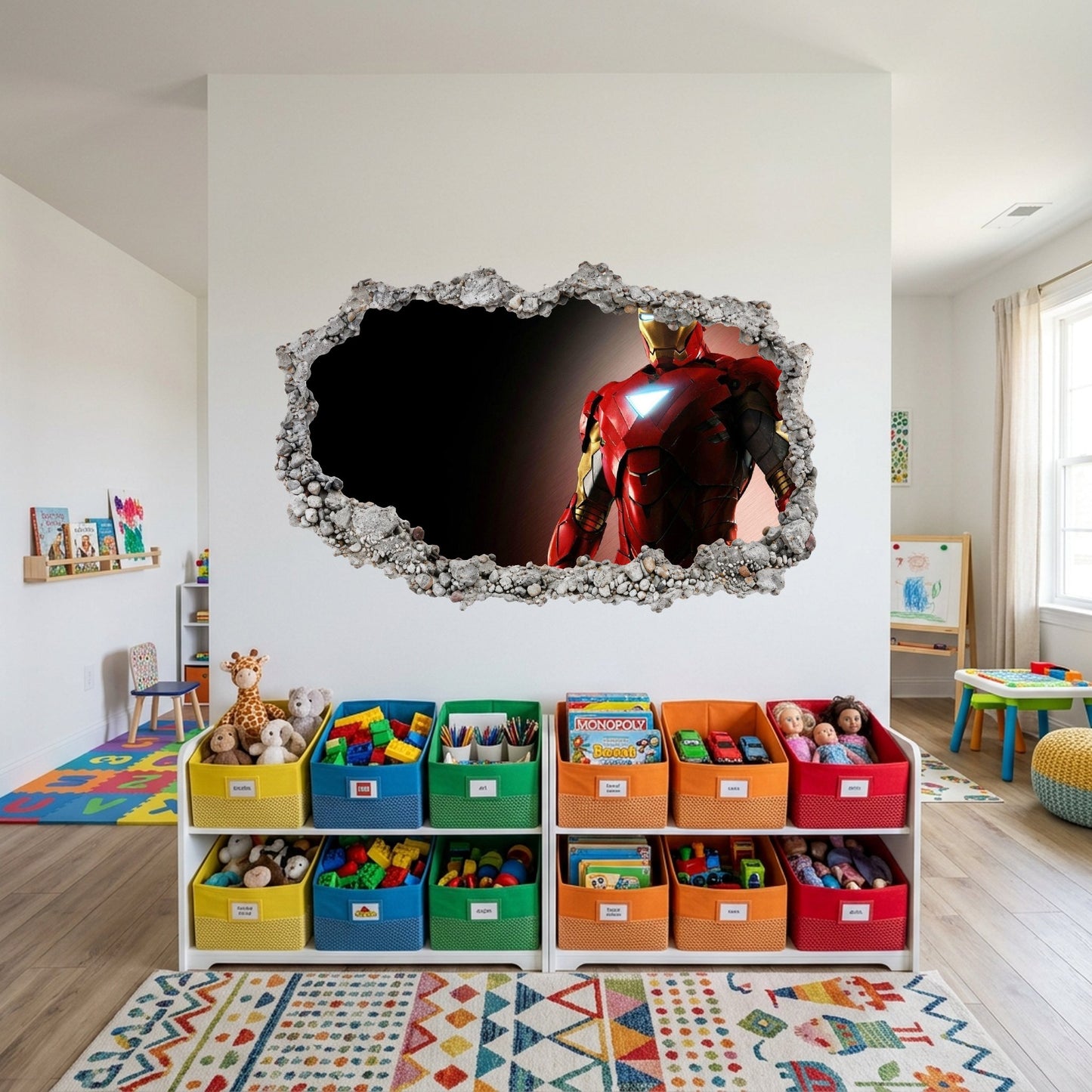 Marvel Superheroes Iron Man Bedroom Decor Nursery Wall Art 103