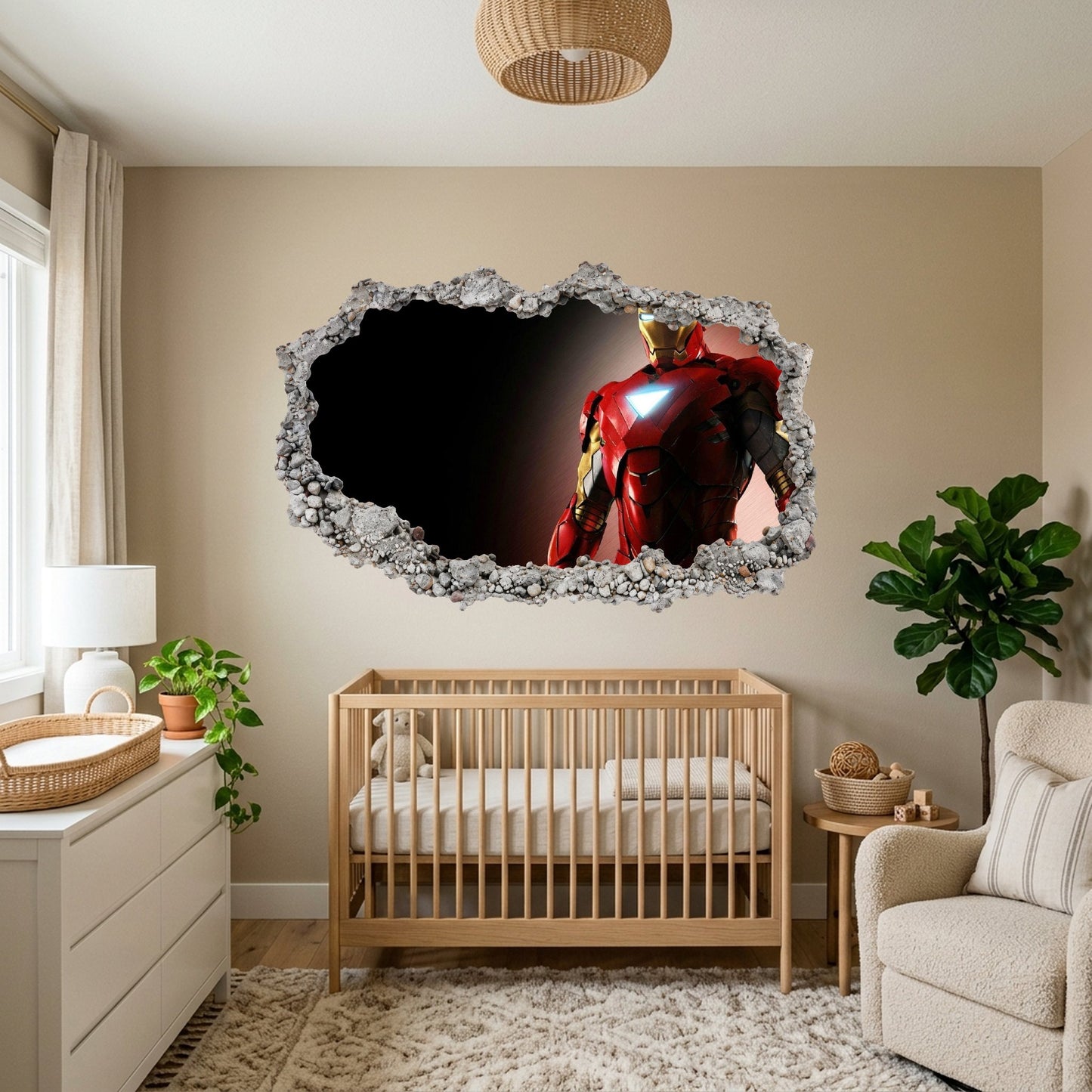 Marvel Superheroes Iron Man Bedroom Decor Nursery Wall Art 103