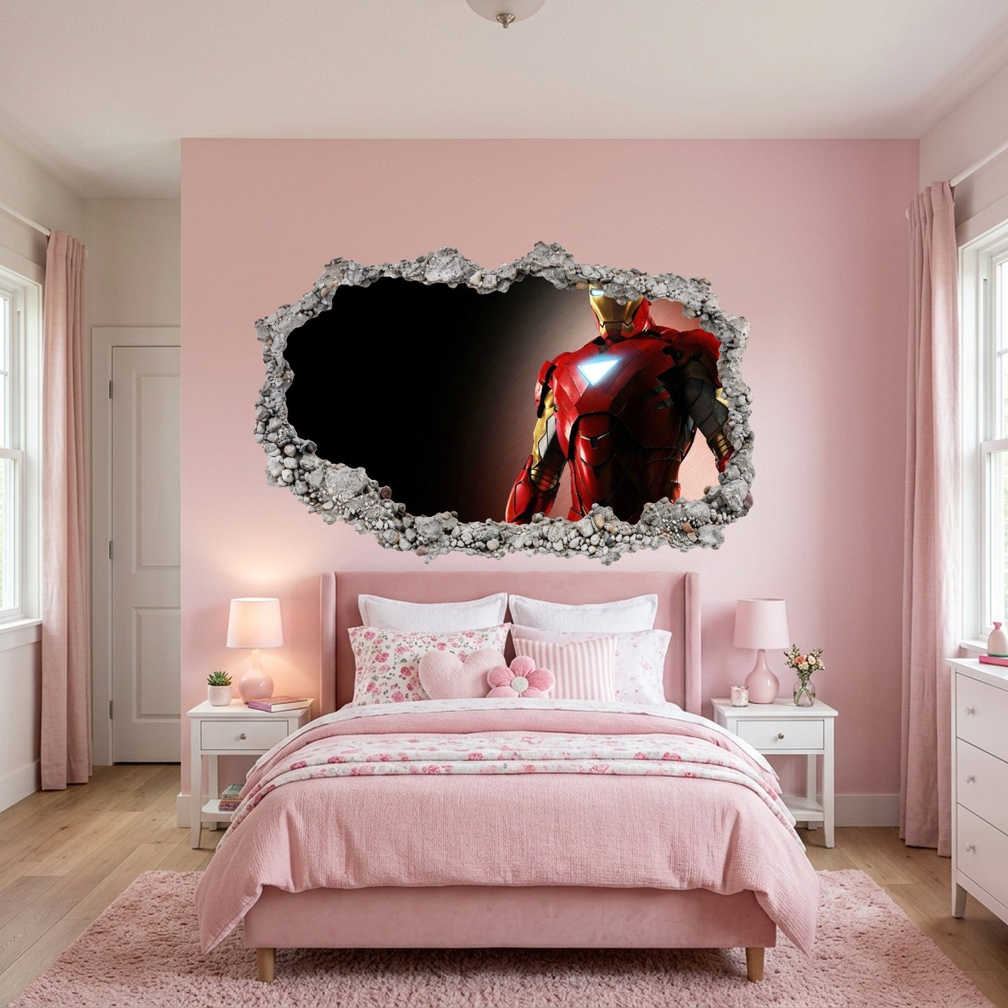 Marvel Superheroes Iron Man Bedroom Decor Nursery Wall Art 103