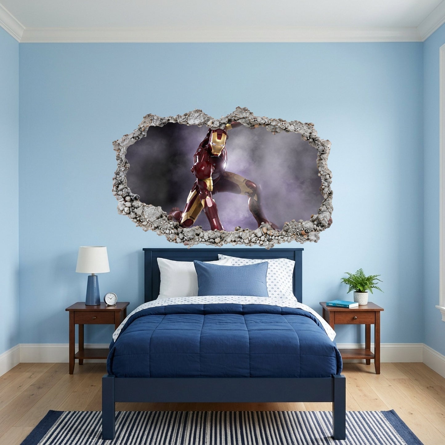 Marvel Superheroes Iron Man Playroom Art Decal Nursery Wall Art 104