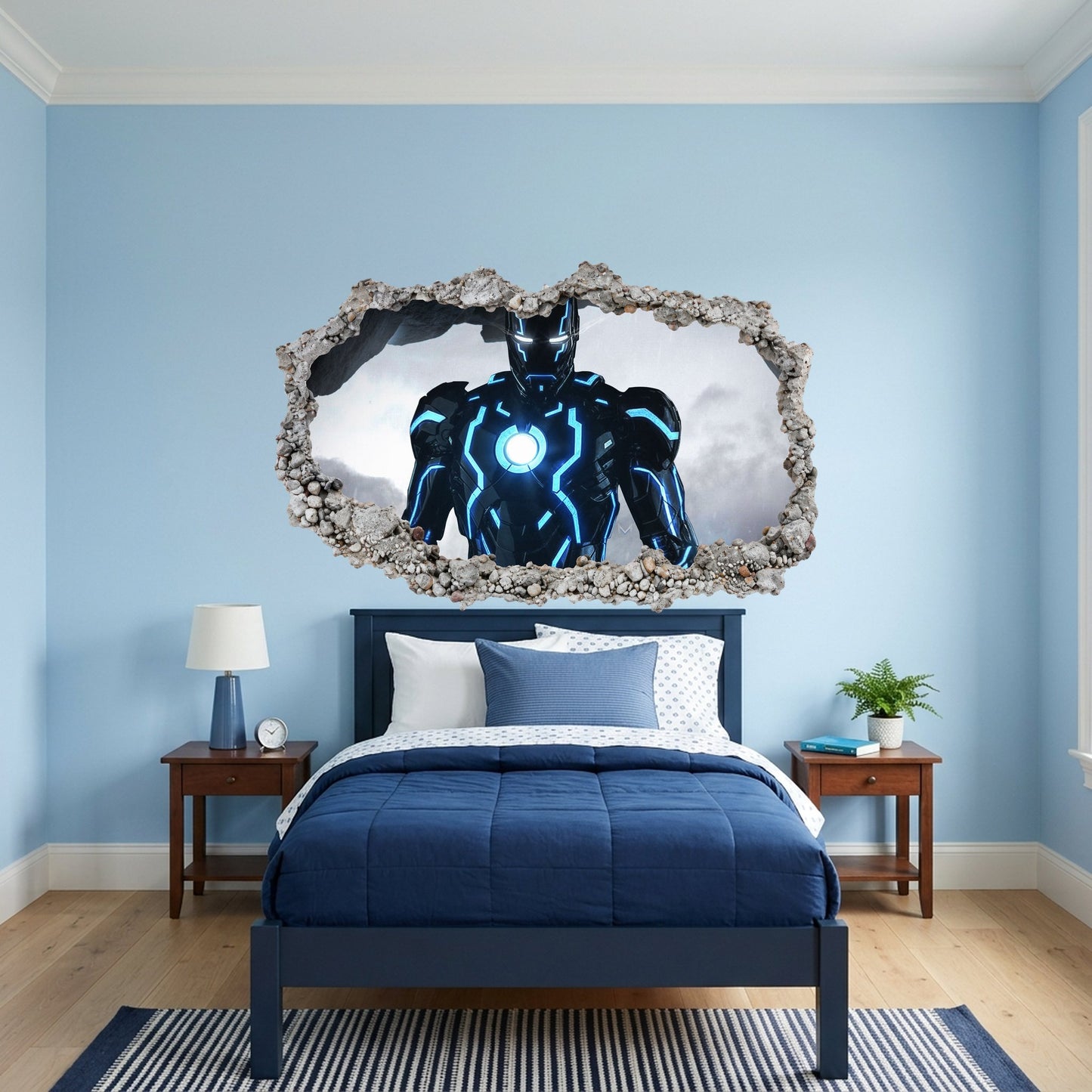 Marvel Superheroes Iron Man Wall Art Sticker Playroom Art Decal 094