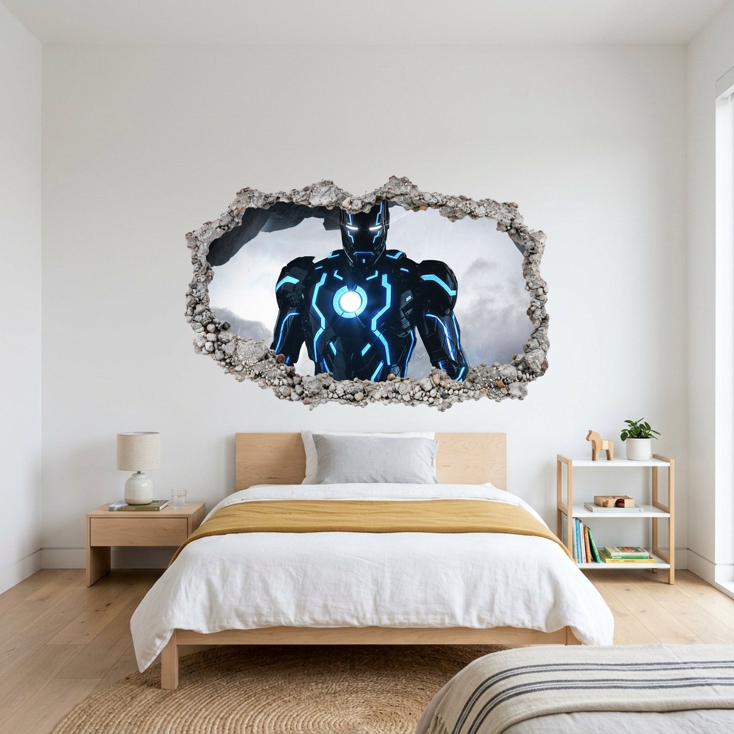 Marvel Superheroes Iron Man Wall Art Sticker Playroom Art Decal 094