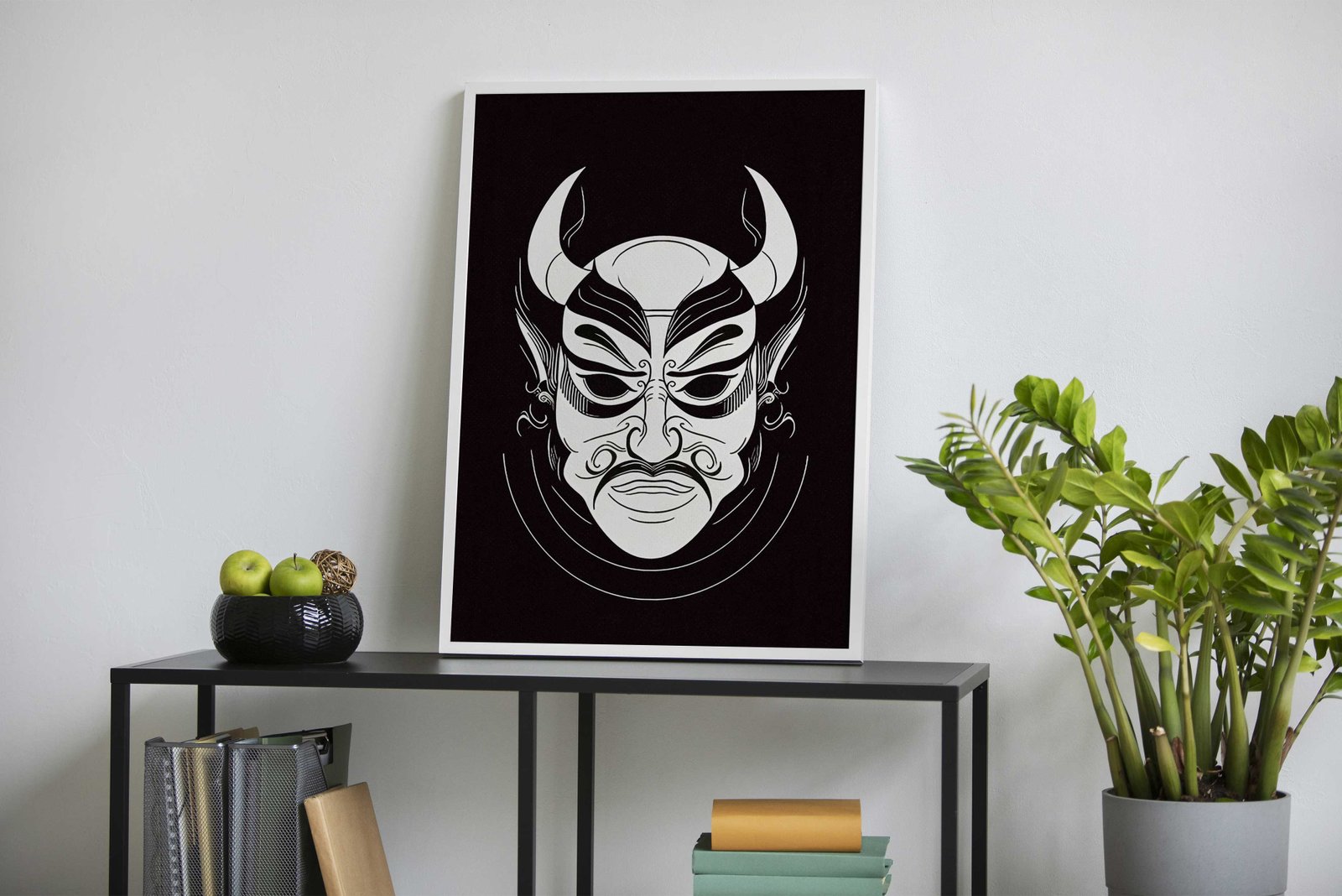 Mask Japanese Asian Style Poster | Wall Art for Home & Office | High-Quality Print - High-Quality Visual Display