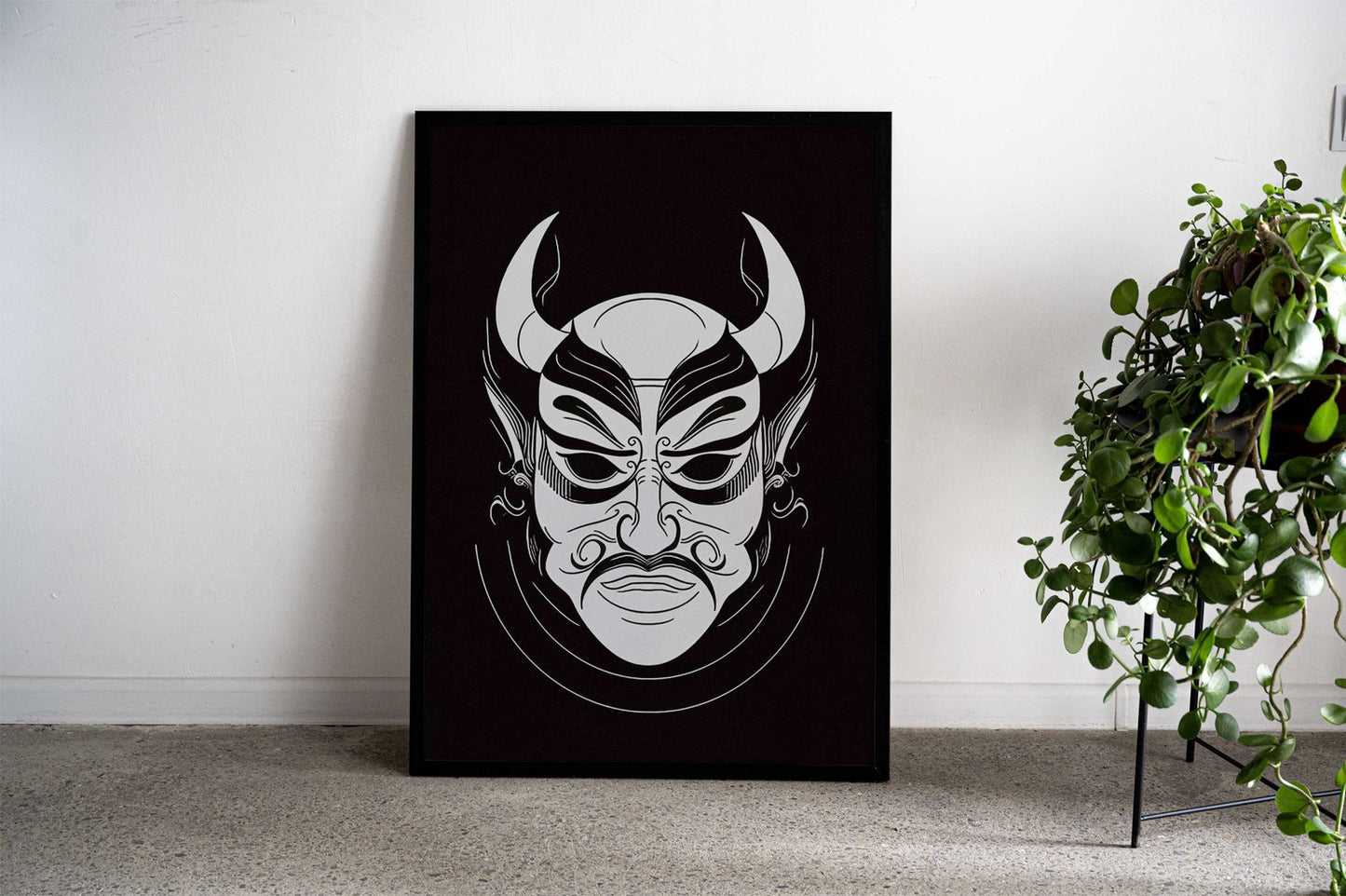 Mask Japanese Asian Style Poster | Wall Art for Home & Office | High-Quality Print - High-Quality Visual Display
