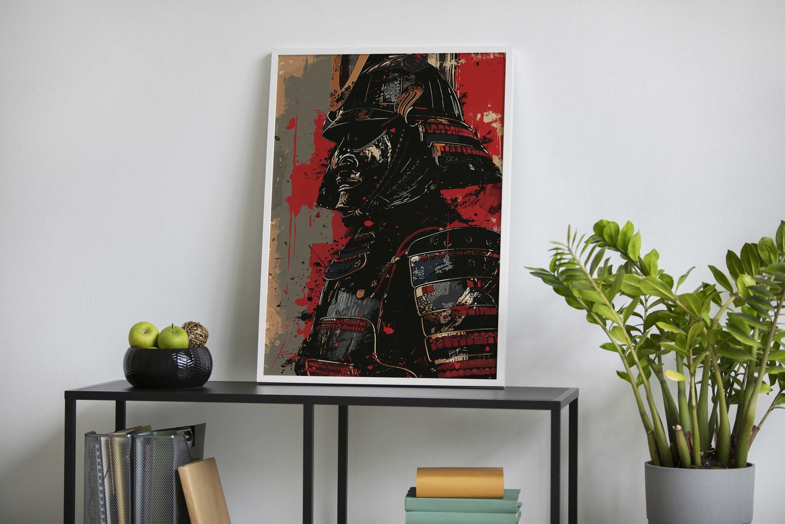 Mask Samurai Asian Style Poster | Wall Art for Home & Office | High-Quality Print - High-Quality Visual Display