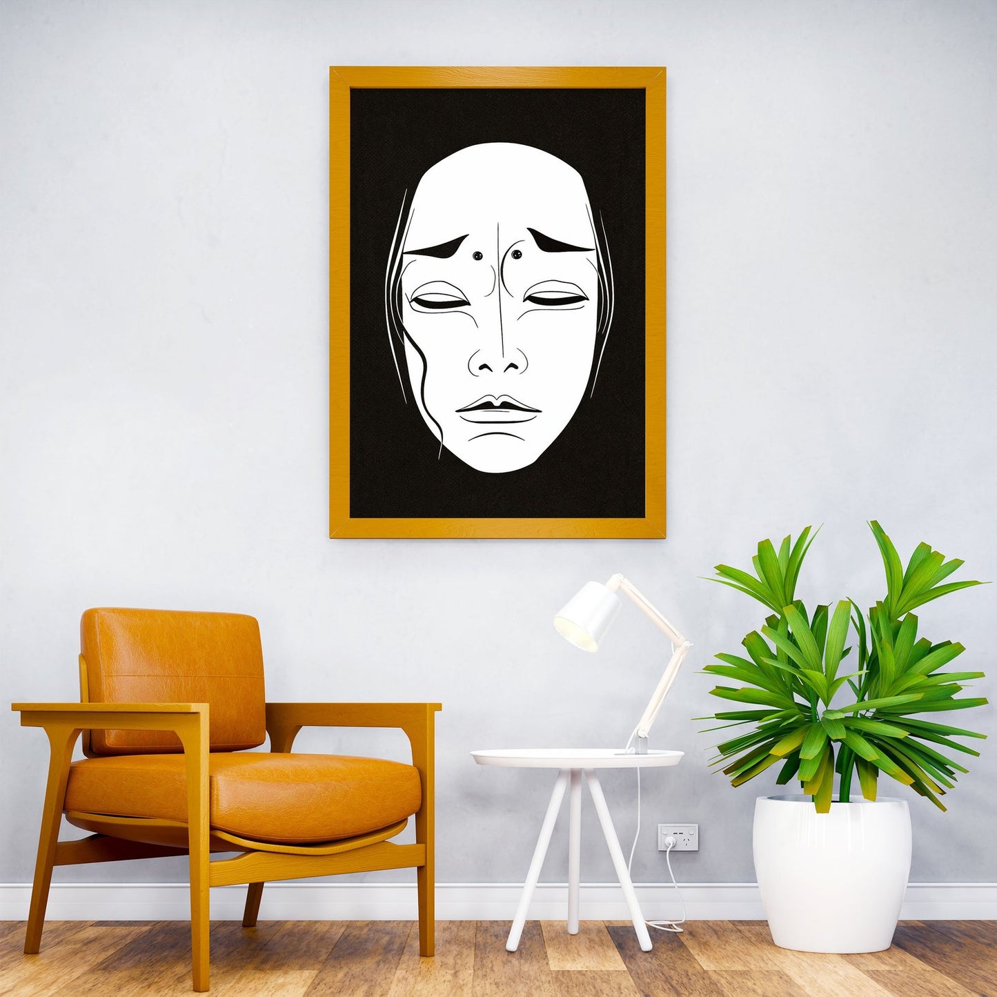 Mask Traditional Japan Asian Style Poster | Wall Art for Home & Office | High-Quality Print - High-Quality Visual Display