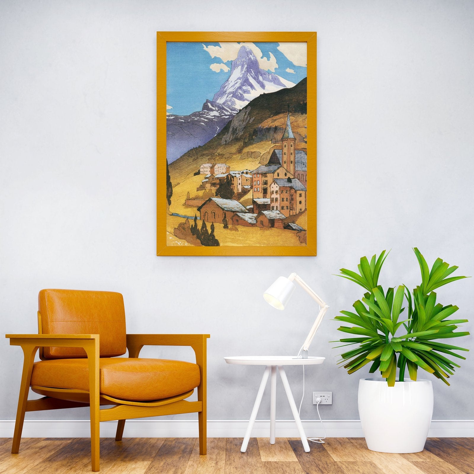 Matterhorn Mountain Asian Style Poster | Wall Art for Home & Office | High-Quality Print - High-Quality Visual Display