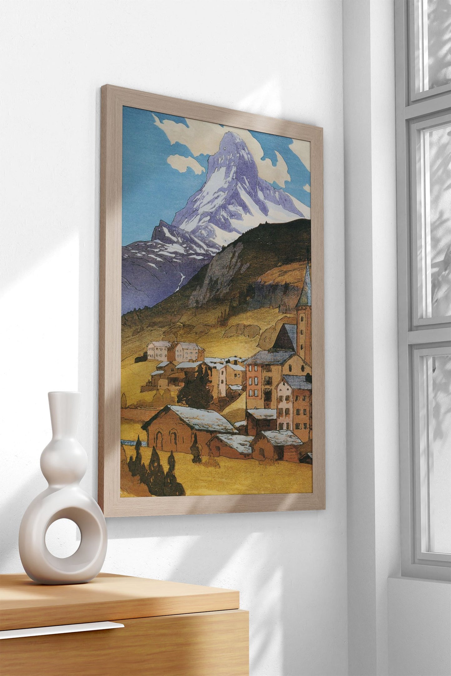 Matterhorn Mountain Asian Style Poster | Wall Art for Home & Office | High-Quality Print - High-Quality Visual Display