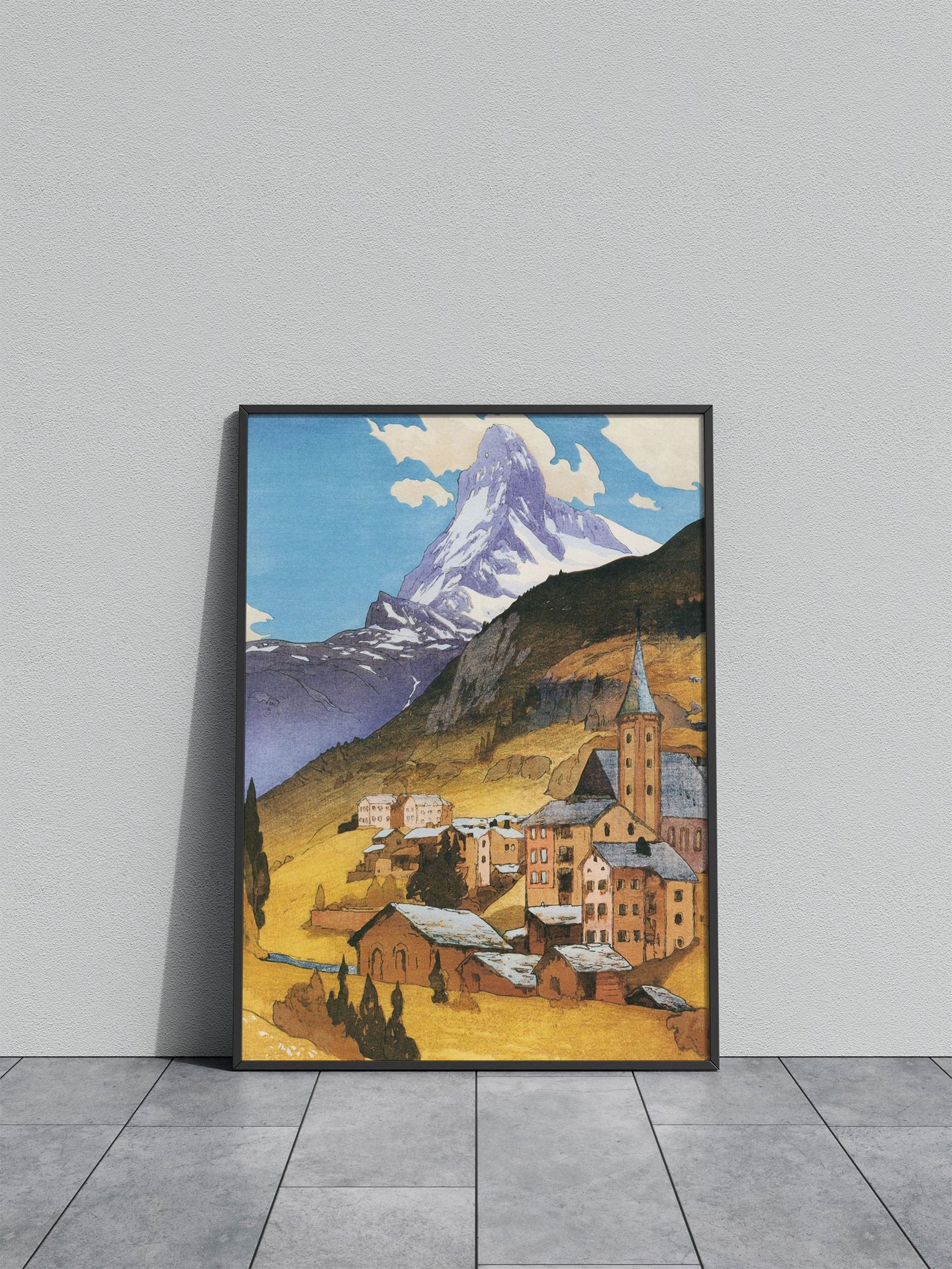 Matterhorn Mountain Asian Style Poster | Wall Art for Home & Office | High-Quality Print - High-Quality Visual Display
