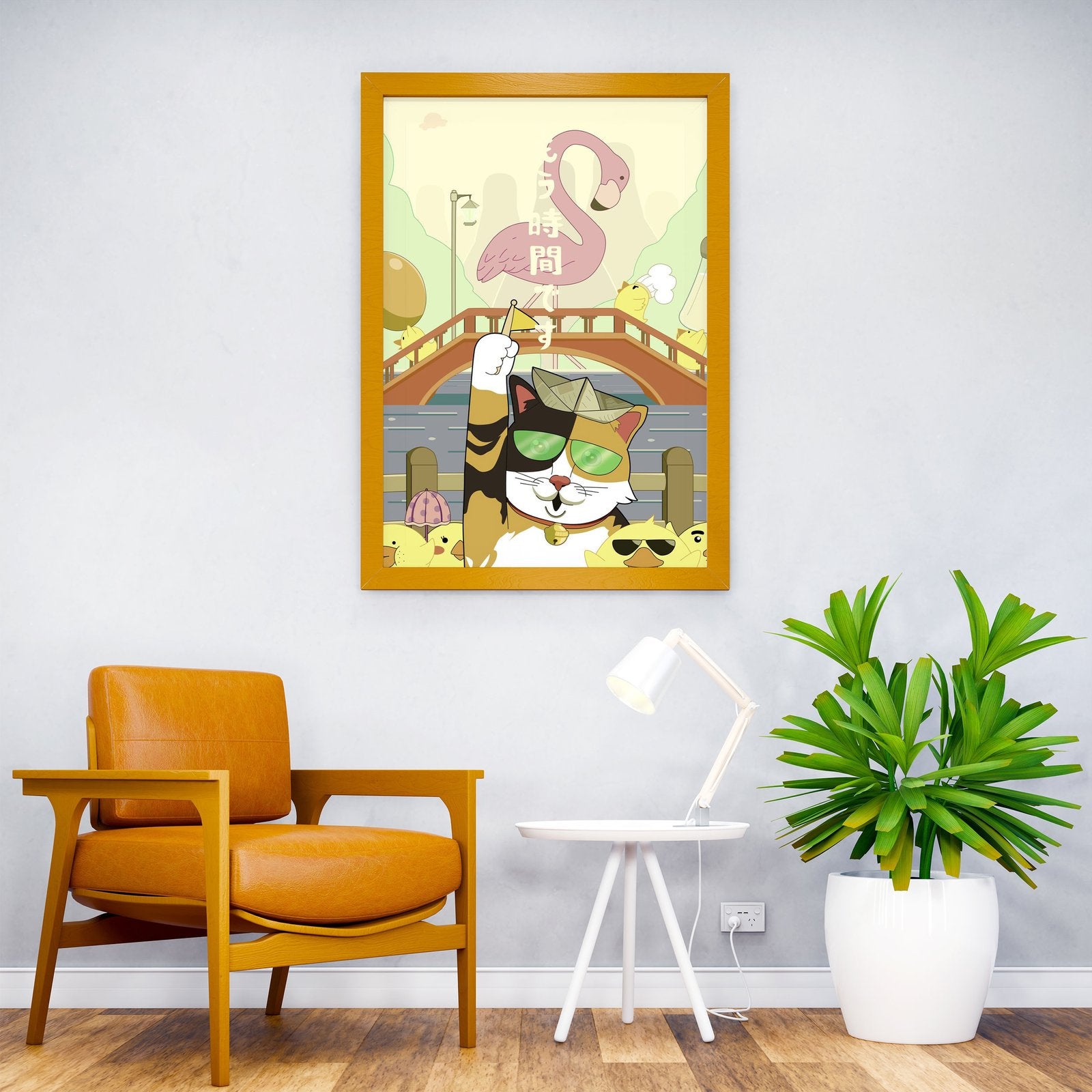 Memories of Calico Cat Asian Style Poster | Wall Art for Home & Office | High-Quality Print - High-Quality Visual Display