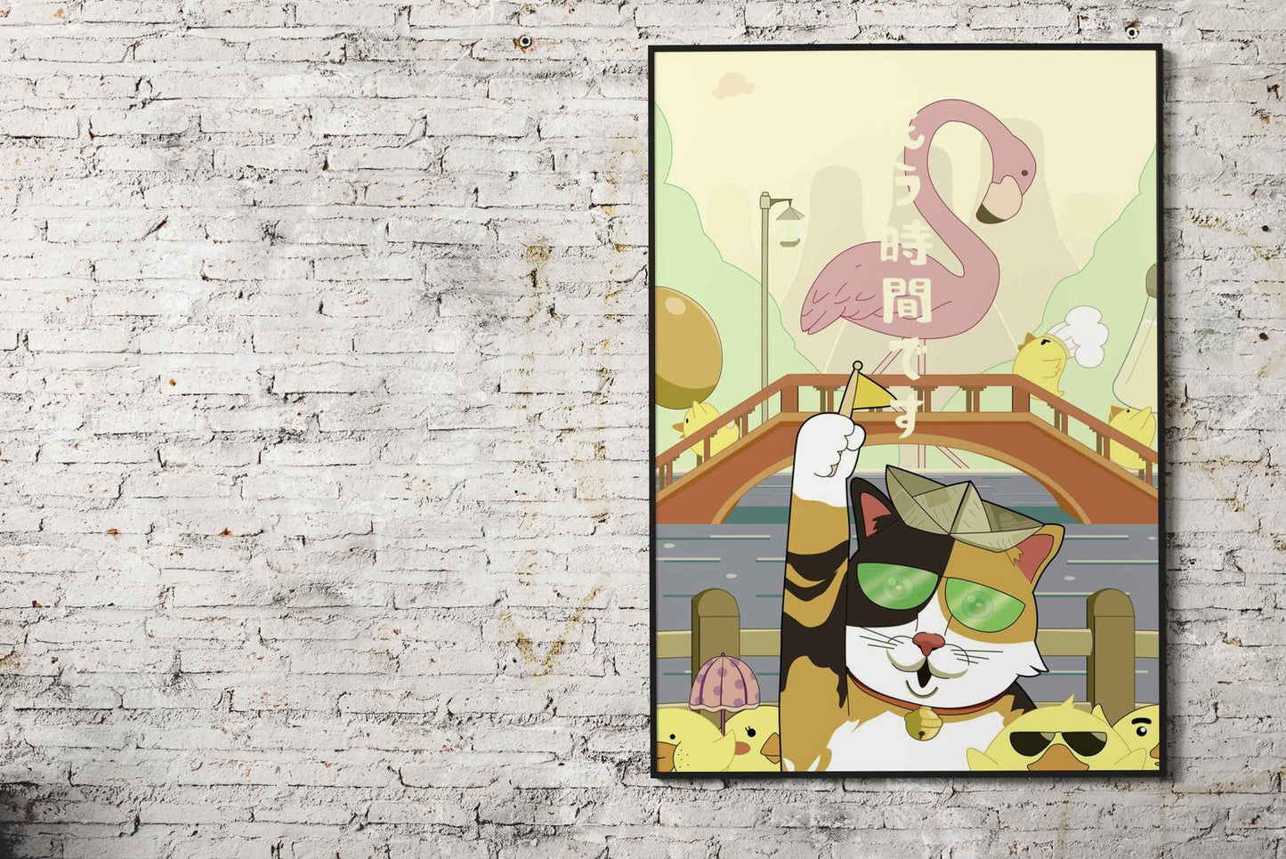 Memories of Calico Cat Asian Style Poster | Wall Art for Home & Office | High-Quality Print - High-Quality Visual Display