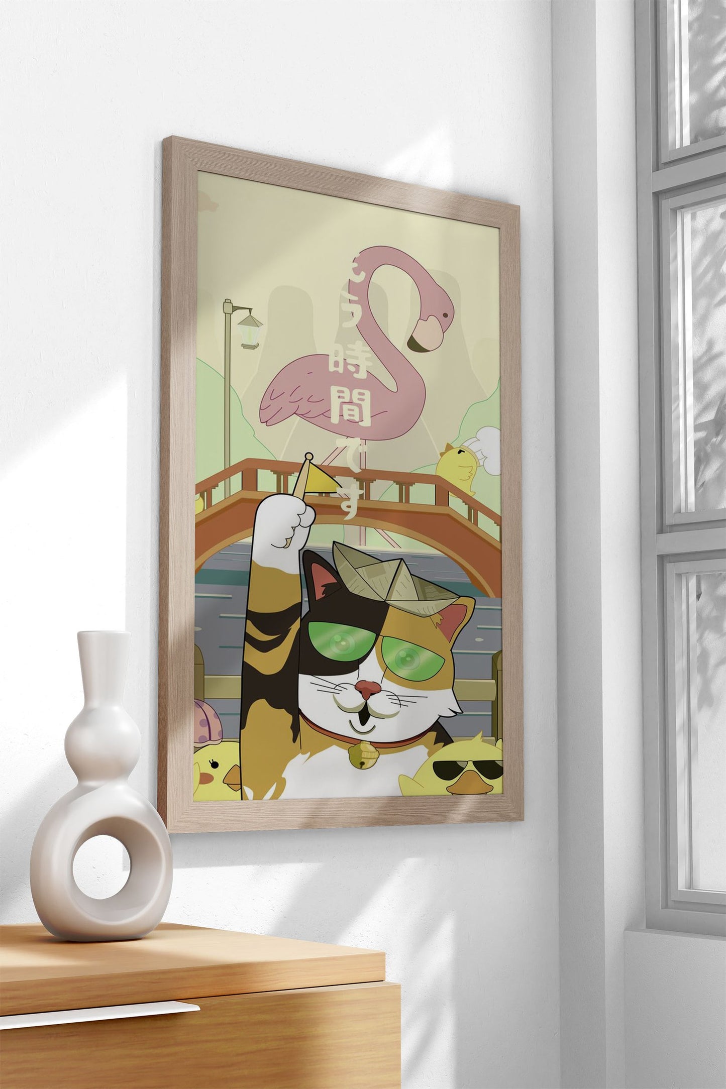 Memories of Calico Cat Asian Style Poster | Wall Art for Home & Office | High-Quality Print - High-Quality Visual Display