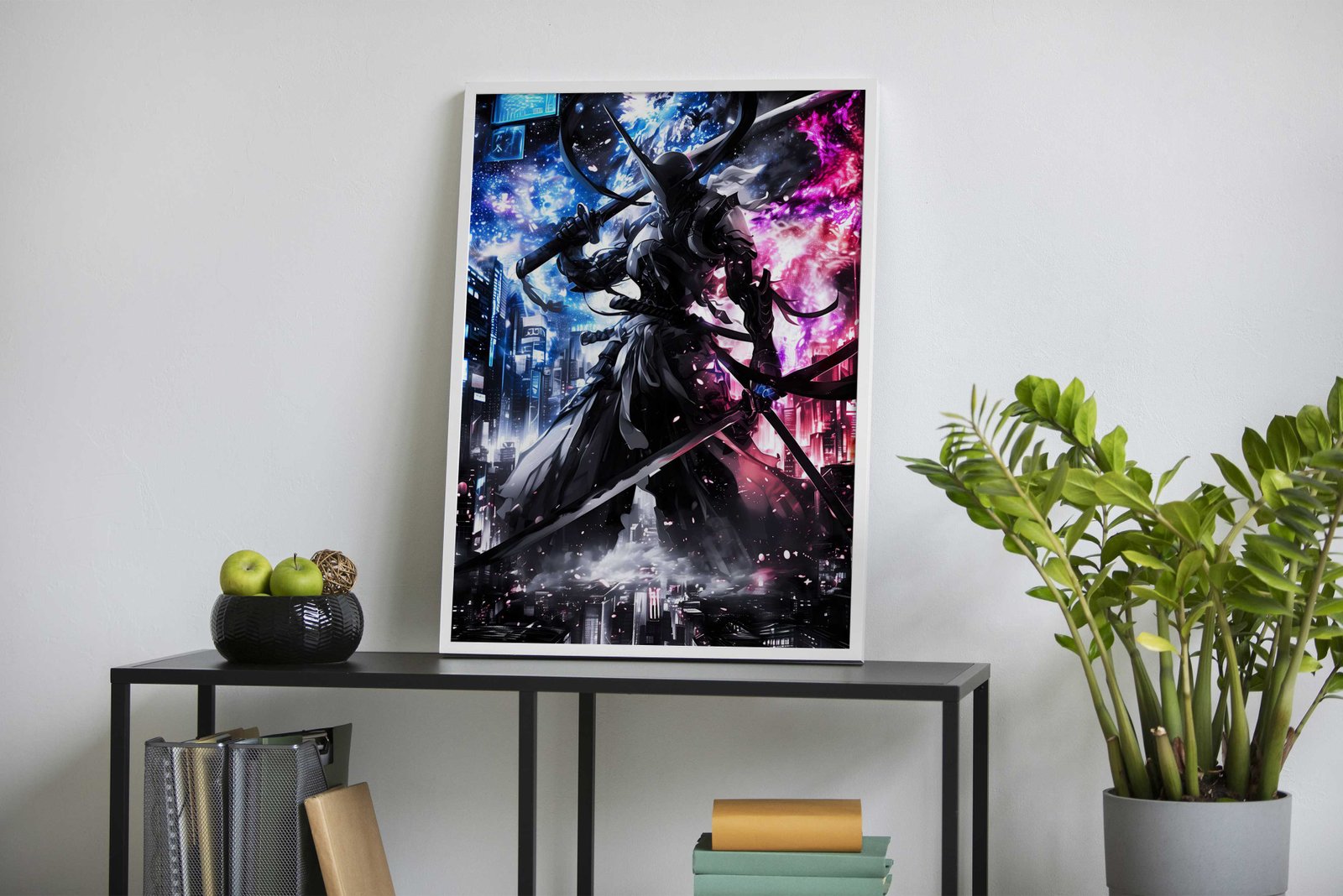 Metal Samurai Asian Style Poster | Wall Art for Home & Office | High-Quality Print - High-Quality Visual Display
