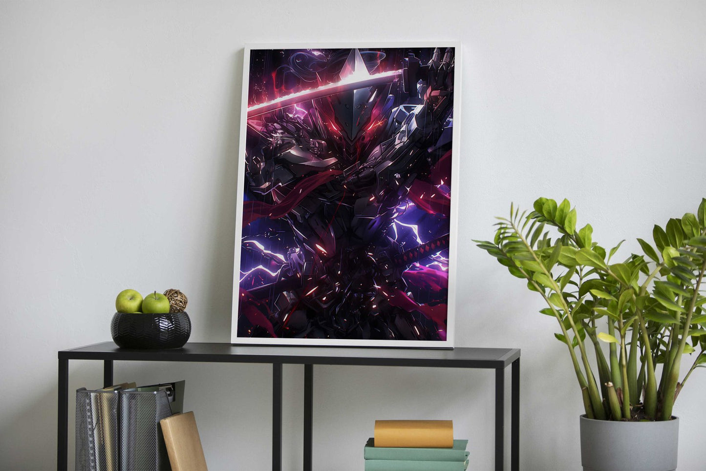 Metallic Samurai Warrior Asian Style Poster | Wall Art for Home & Office | High-Quality Print - High-Quality Visual Display