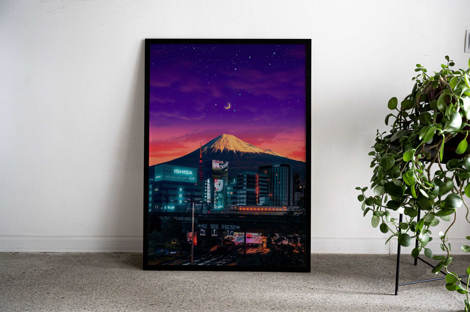 Metropoli Tokyo Asian Style Poster | Wall Art for Home & Office | High-Quality Print - High-Quality Visual Display