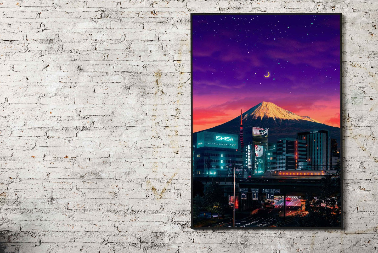 Metropoli Tokyo Asian Style Poster | Wall Art for Home & Office | High-Quality Print - High-Quality Visual Display