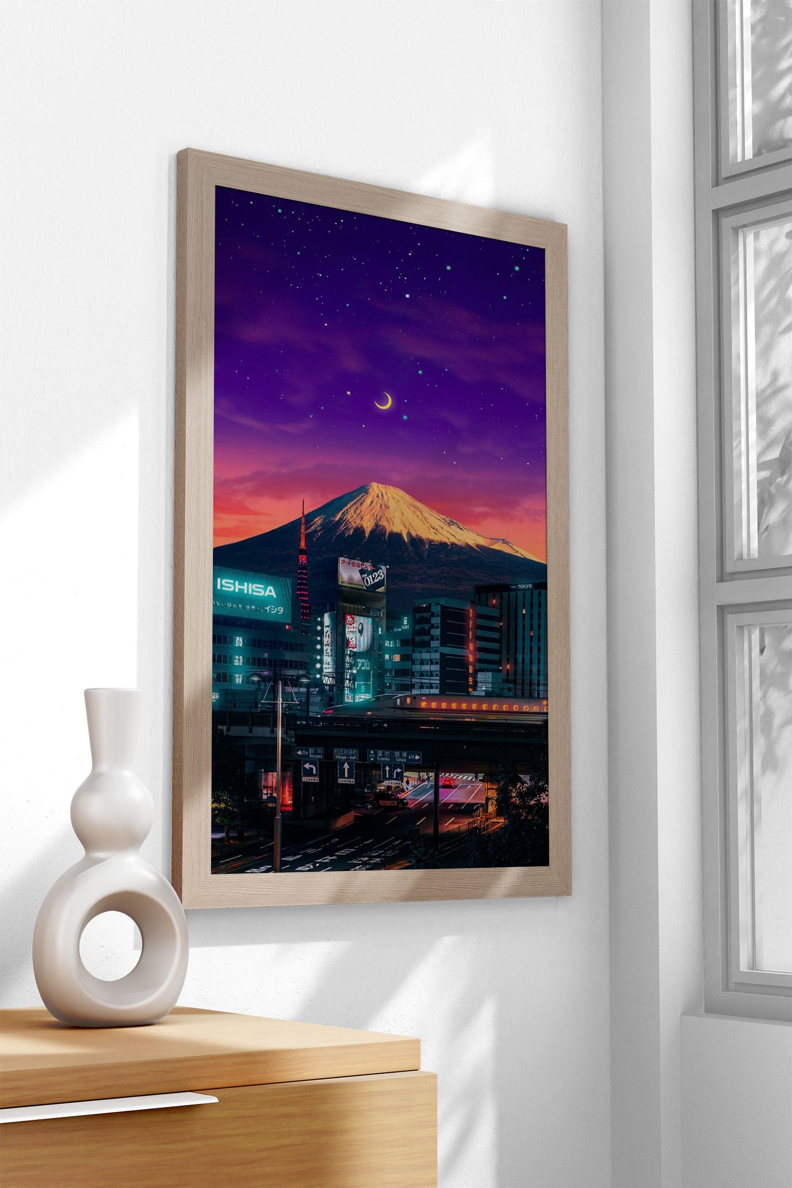 Metropoli Tokyo Asian Style Poster | Wall Art for Home & Office | High-Quality Print - High-Quality Visual Display