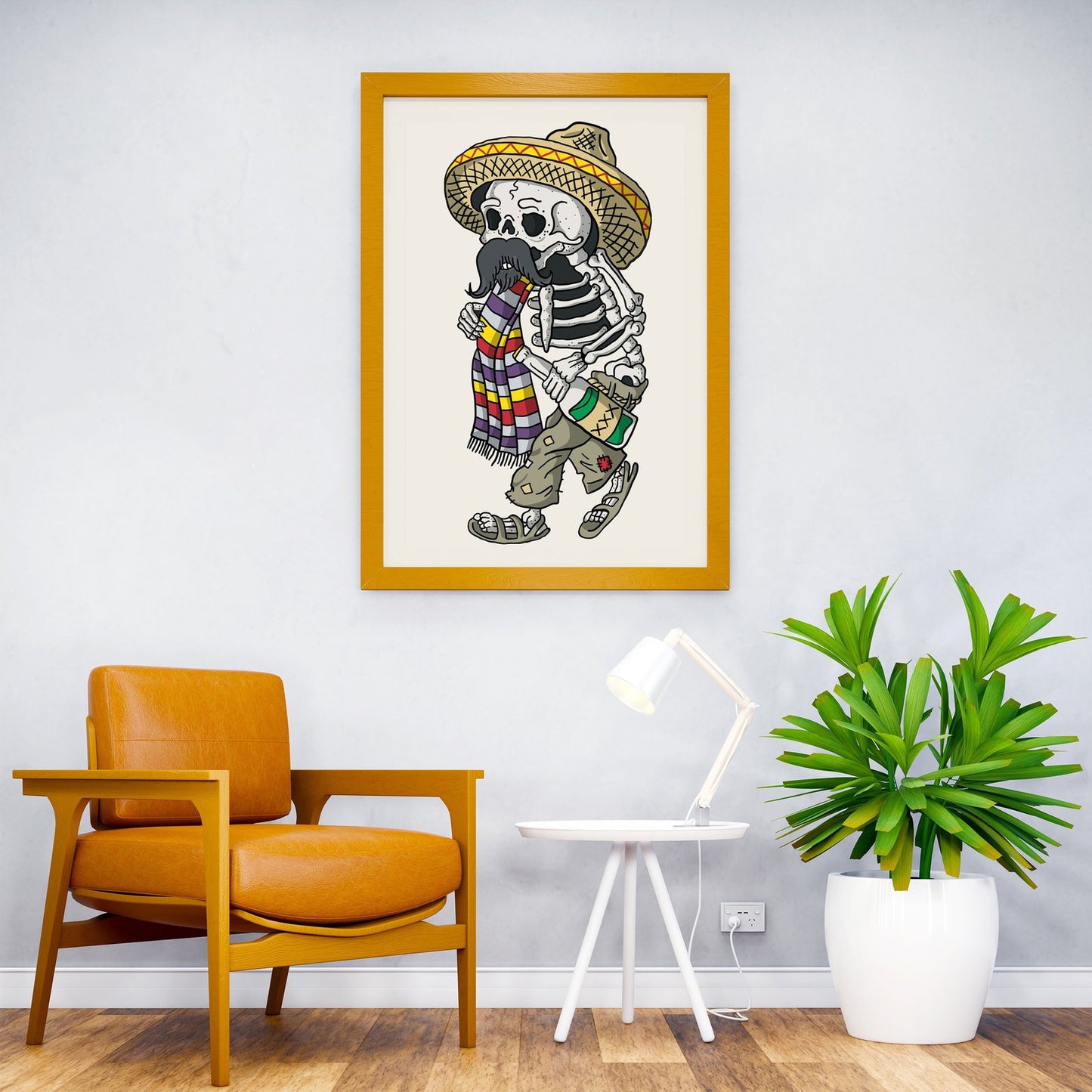 Mexican Sull Art Asian Style Poster | Wall Art for Home & Office | High-Quality Print - High-Quality Visual Display