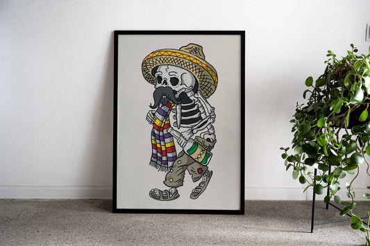 Mexican Sull Art Asian Style Poster | Wall Art for Home & Office | High-Quality Print - High-Quality Visual Display