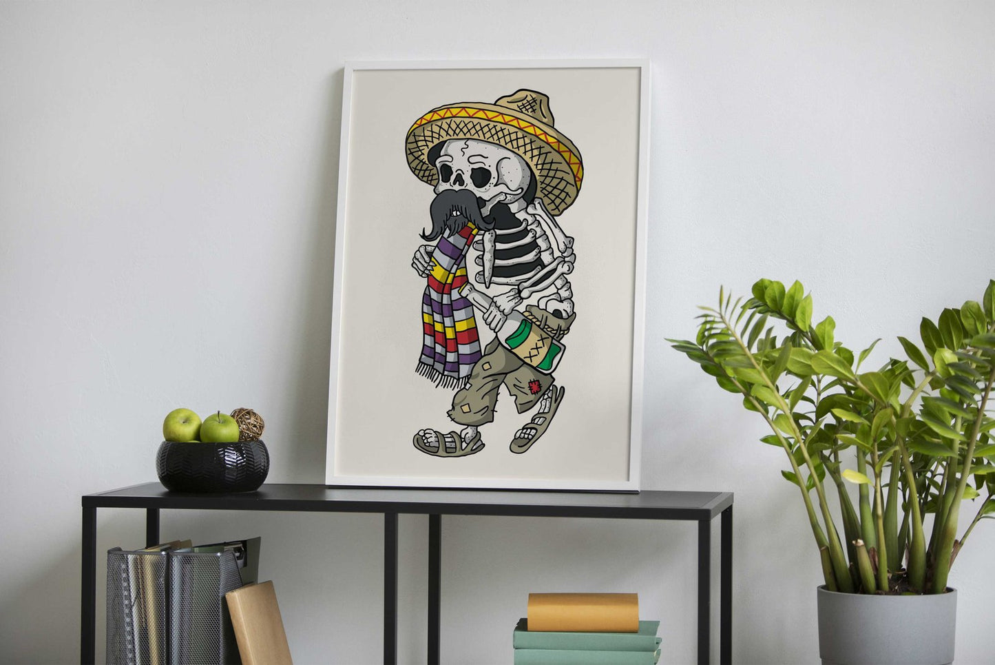Mexican Sull Art Asian Style Poster | Wall Art for Home & Office | High-Quality Print - High-Quality Visual Display
