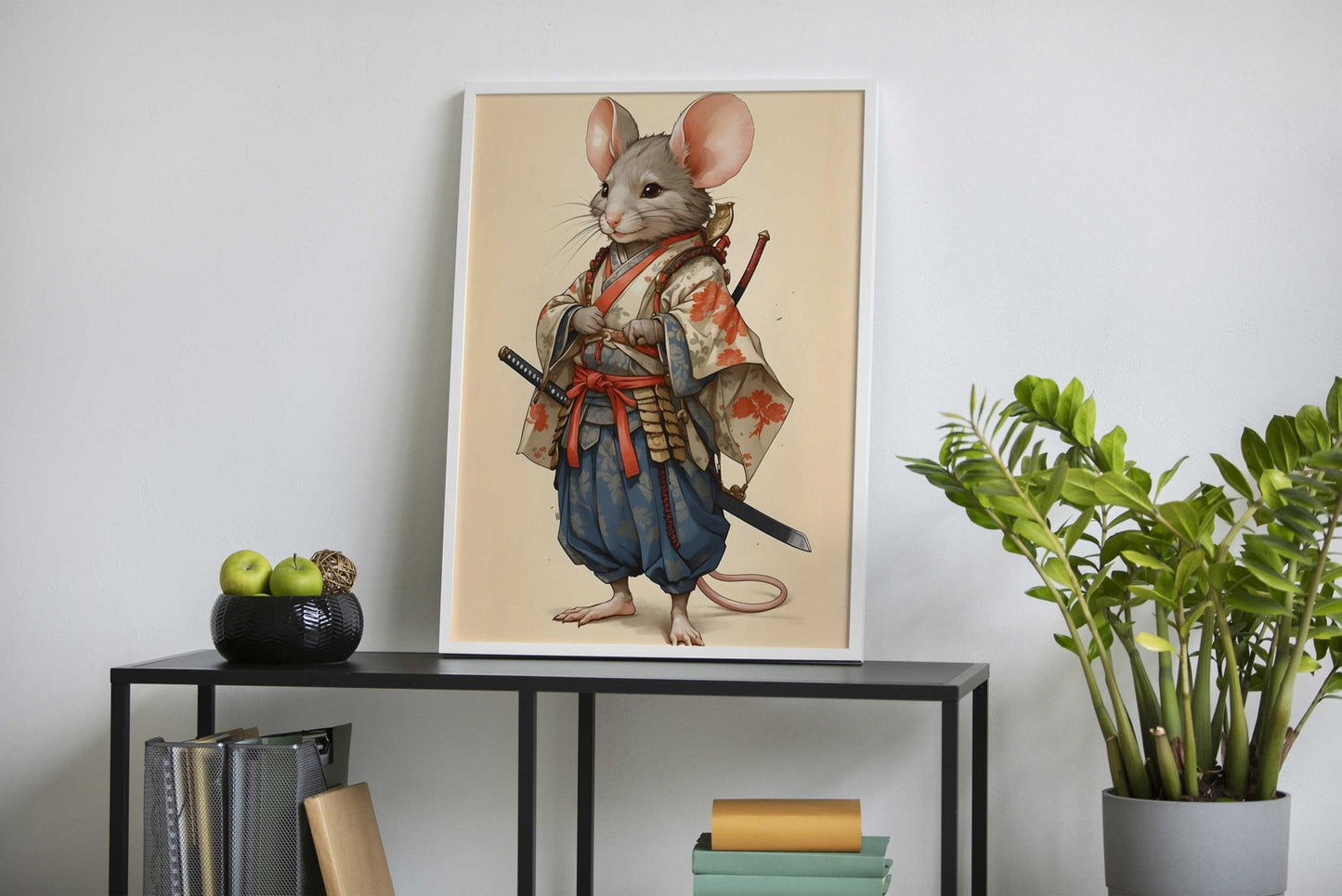 Mice Samurai Japan Asian Style Poster | Wall Art for Home & Office | High-Quality Print - High-Quality Visual Display
