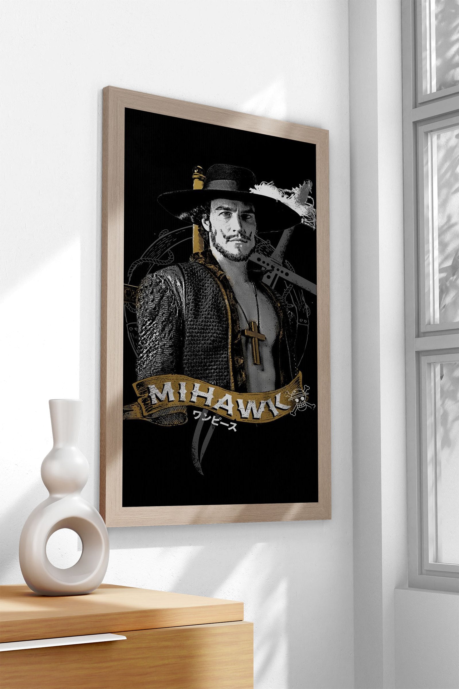 Mihawk Asian Style Poster | Wall Art for Home & Office | High-Quality Print - High-Quality Visual Display