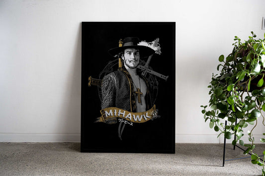 Mihawk Asian Style Poster | Wall Art for Home & Office | High-Quality Print - High-Quality Visual Display