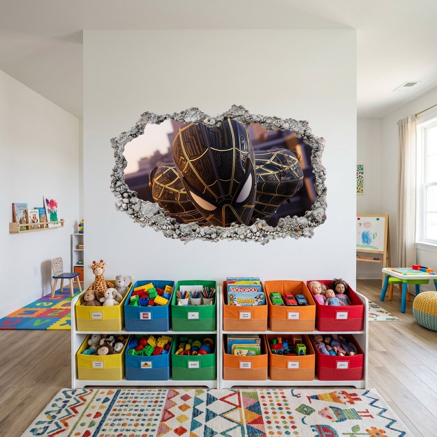 Miles Morales Spider-Verse Kids Room Decor Nursery Wall Art 237