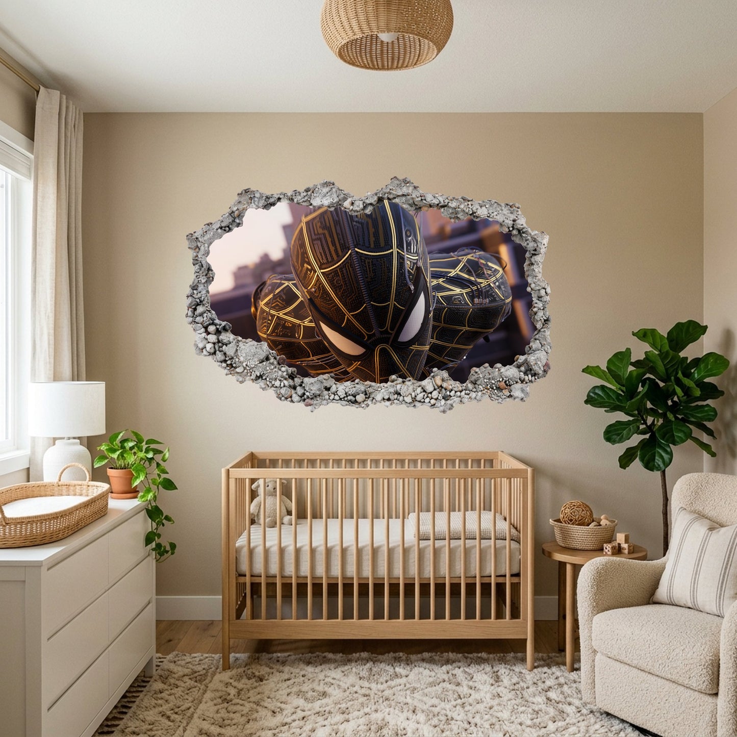 Miles Morales Spider-Verse Kids Room Decor Nursery Wall Art 237